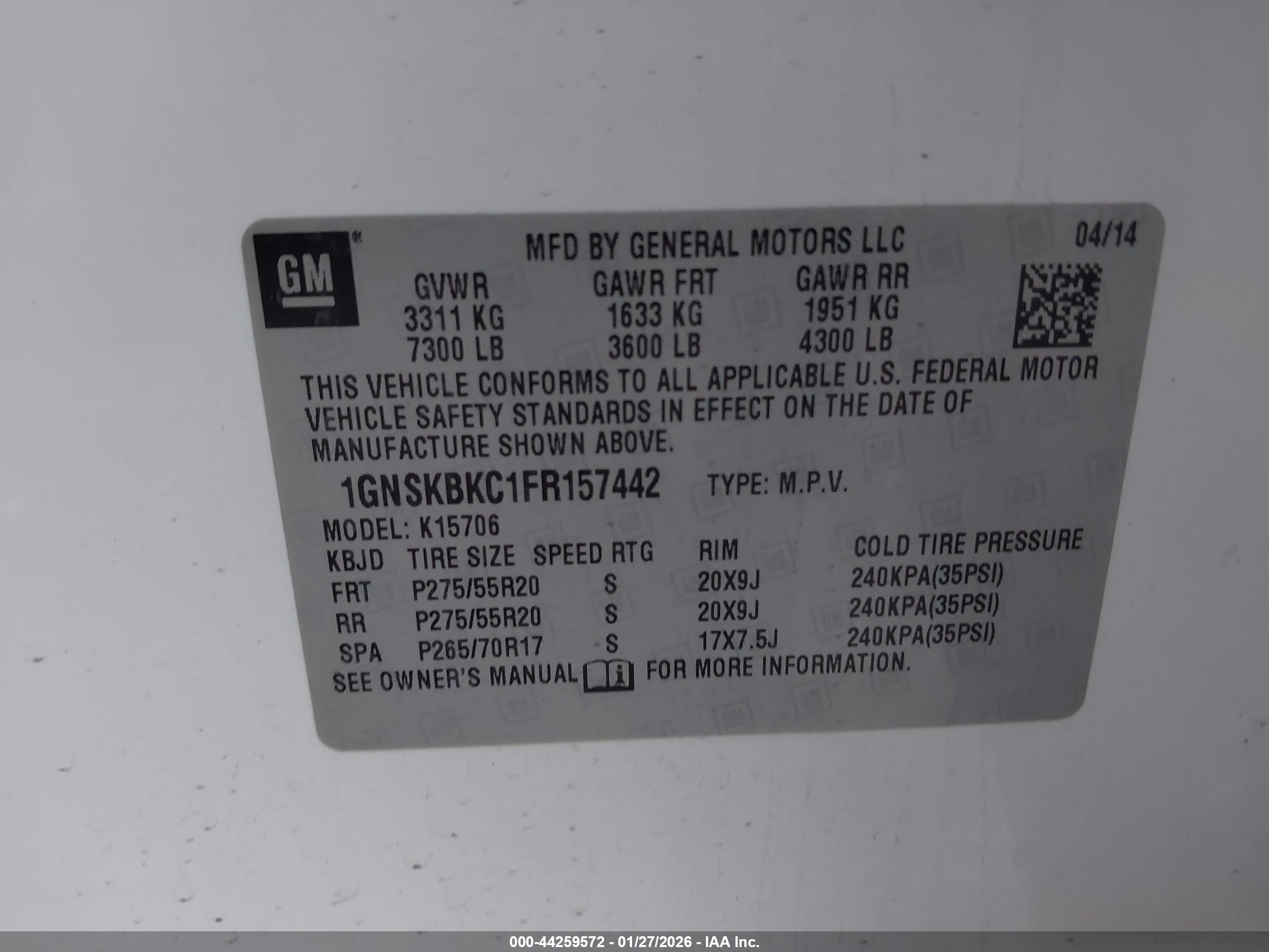 CHEVROLET TAHOE image 9