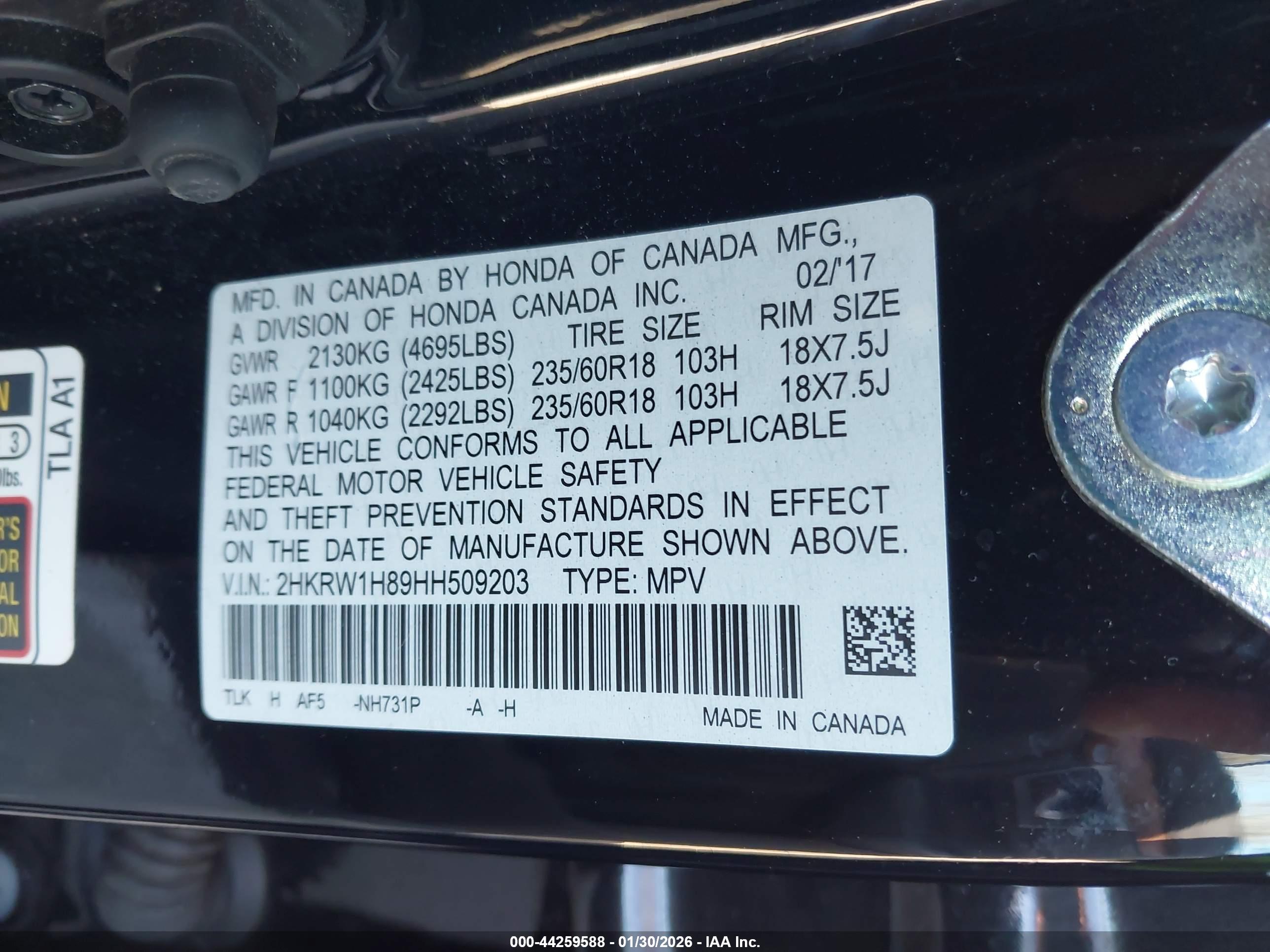 HONDA CR-V image 9