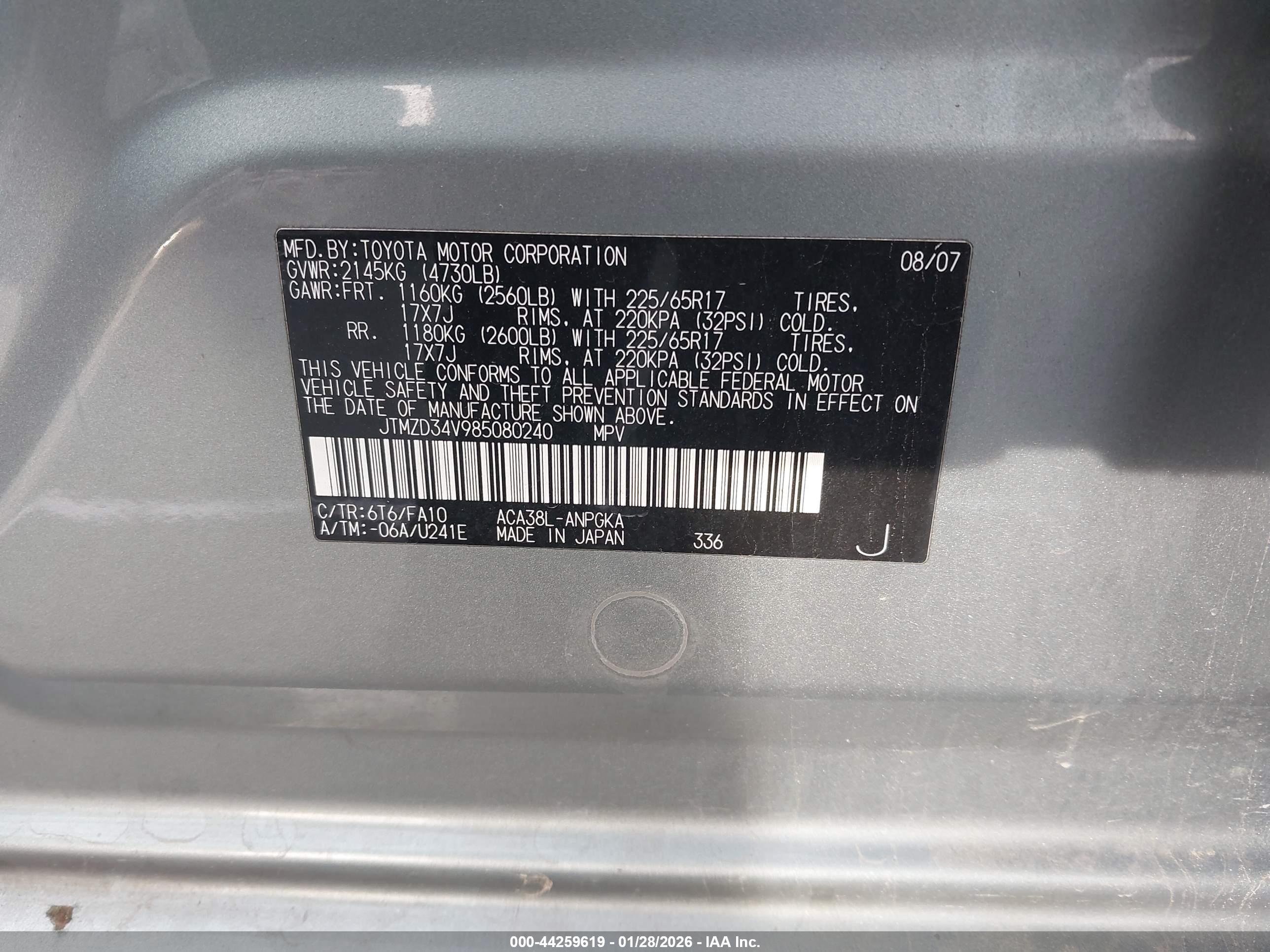 TOYOTA RAV4 image 9