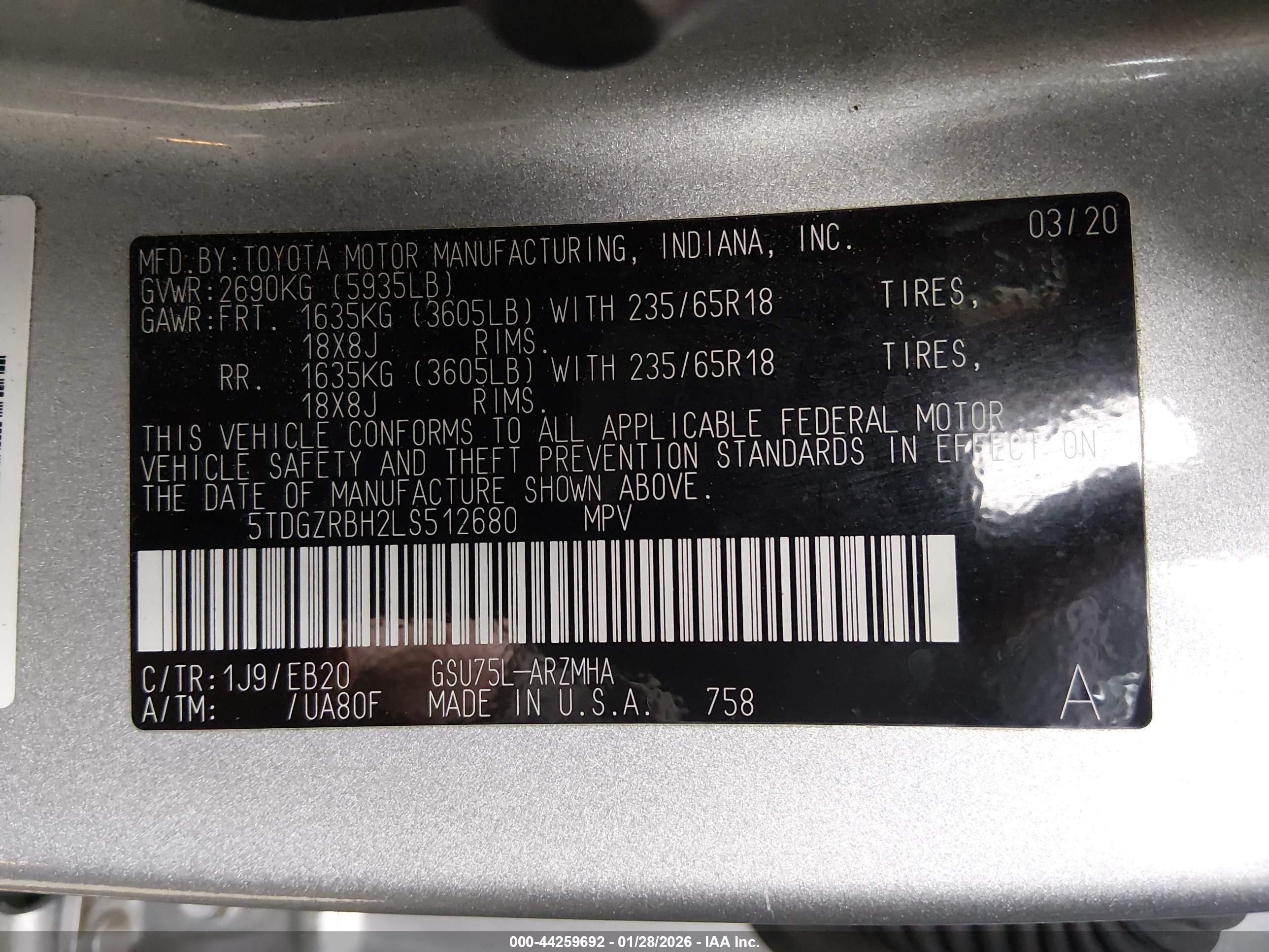 TOYOTA HIGHLANDER image 9