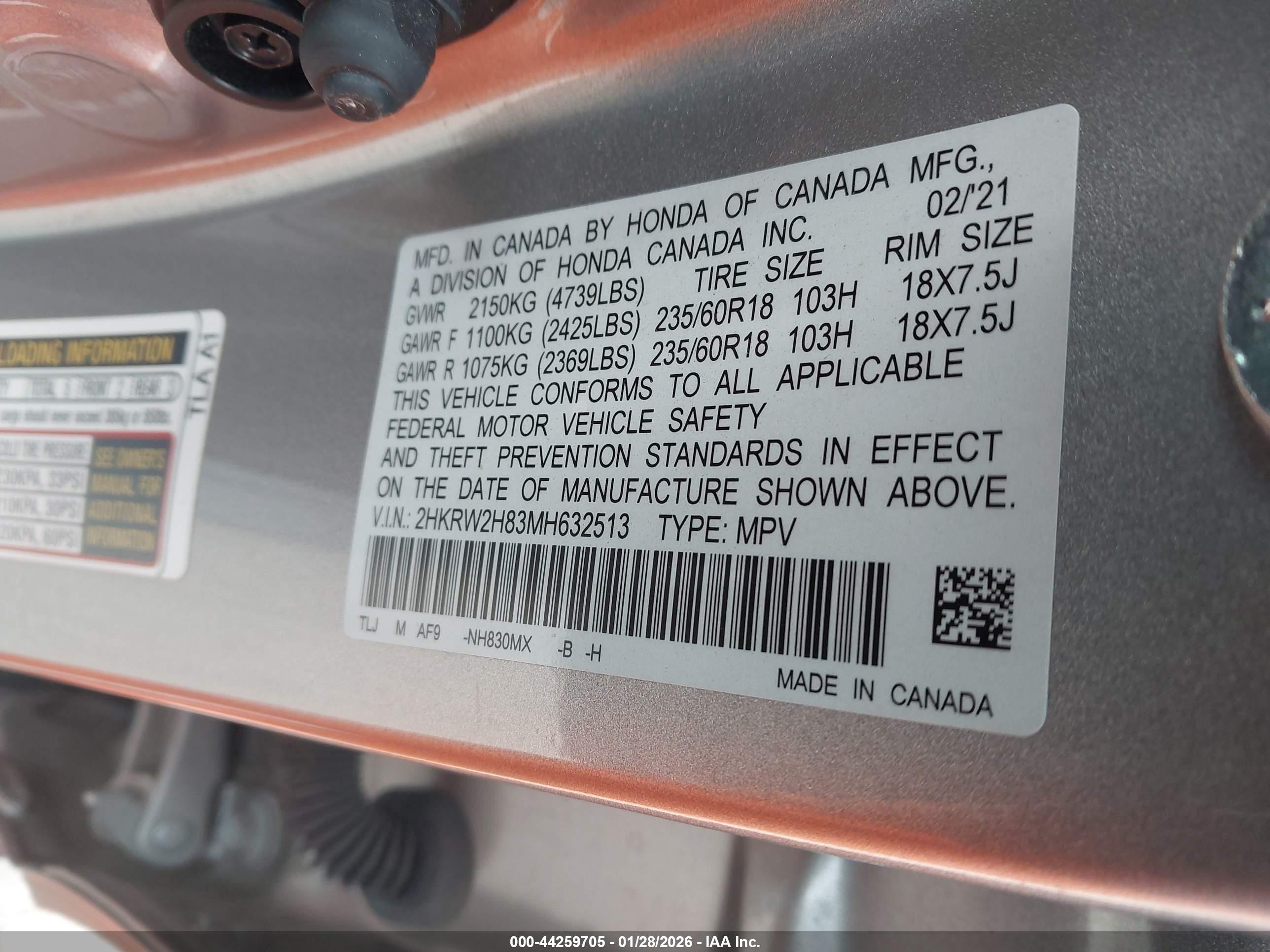 HONDA CR-V image 9