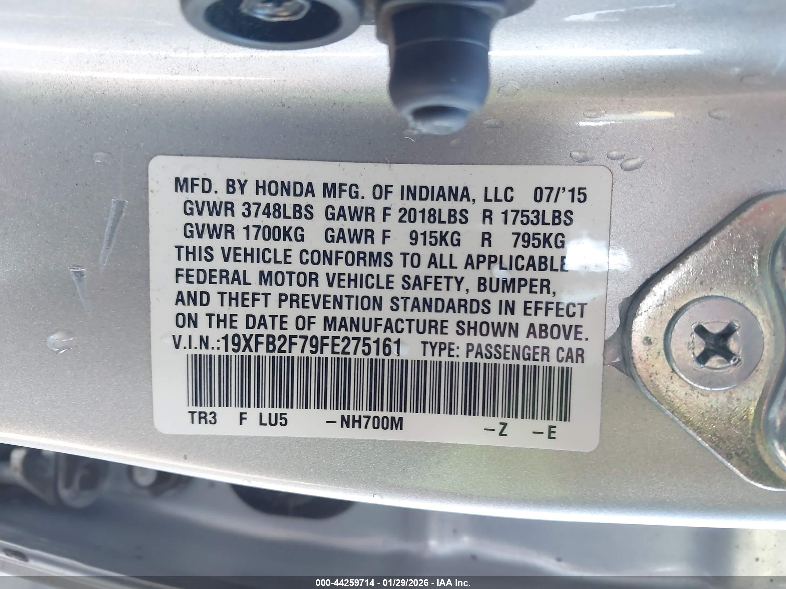 HONDA CIVIC image 9