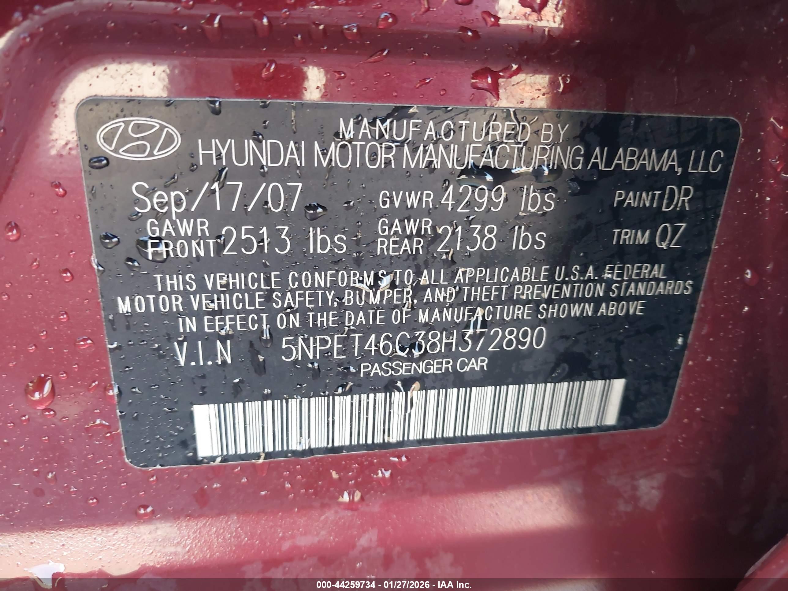 HYUNDAI SONATA image 9