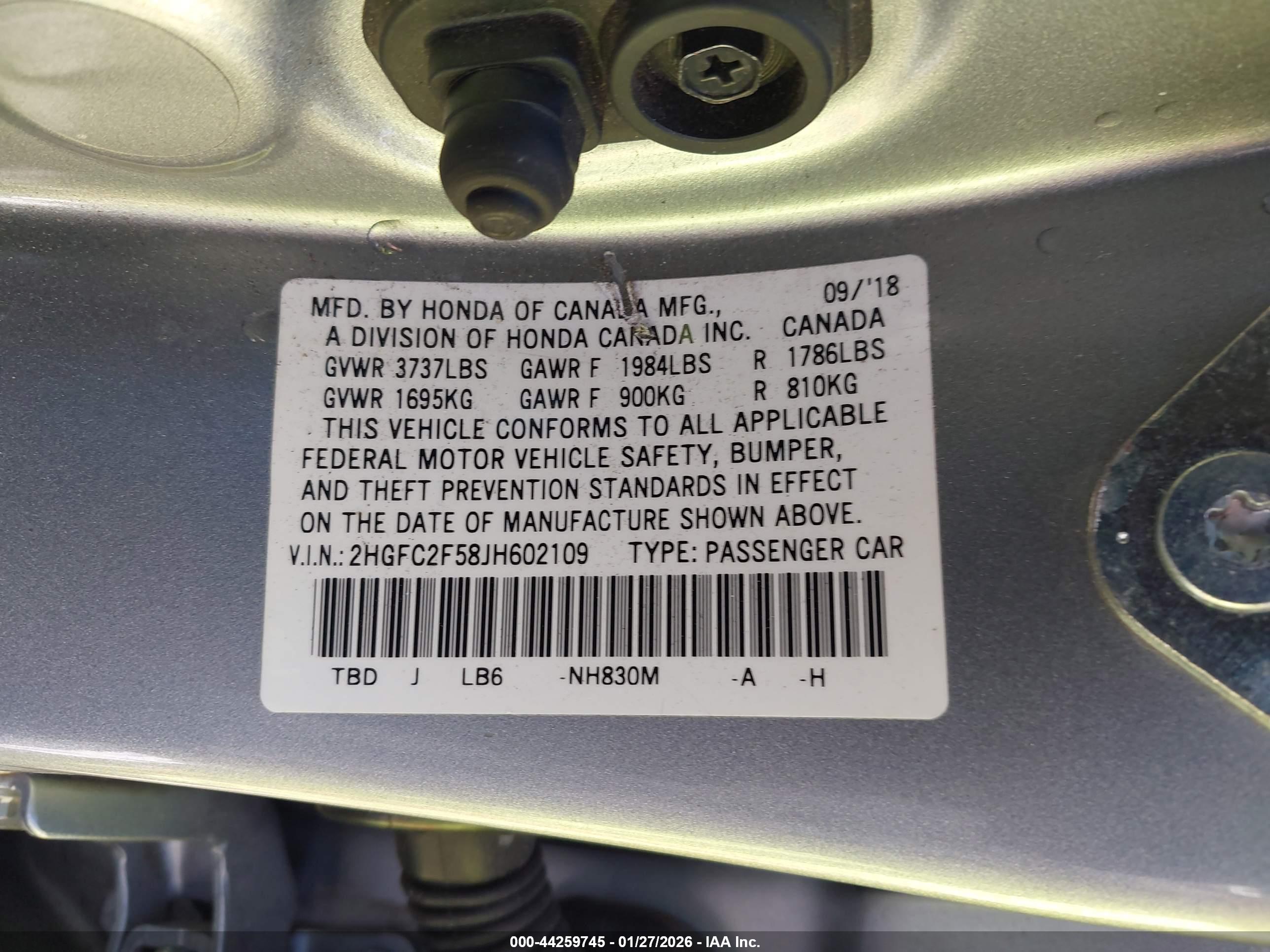 HONDA CIVIC image 9