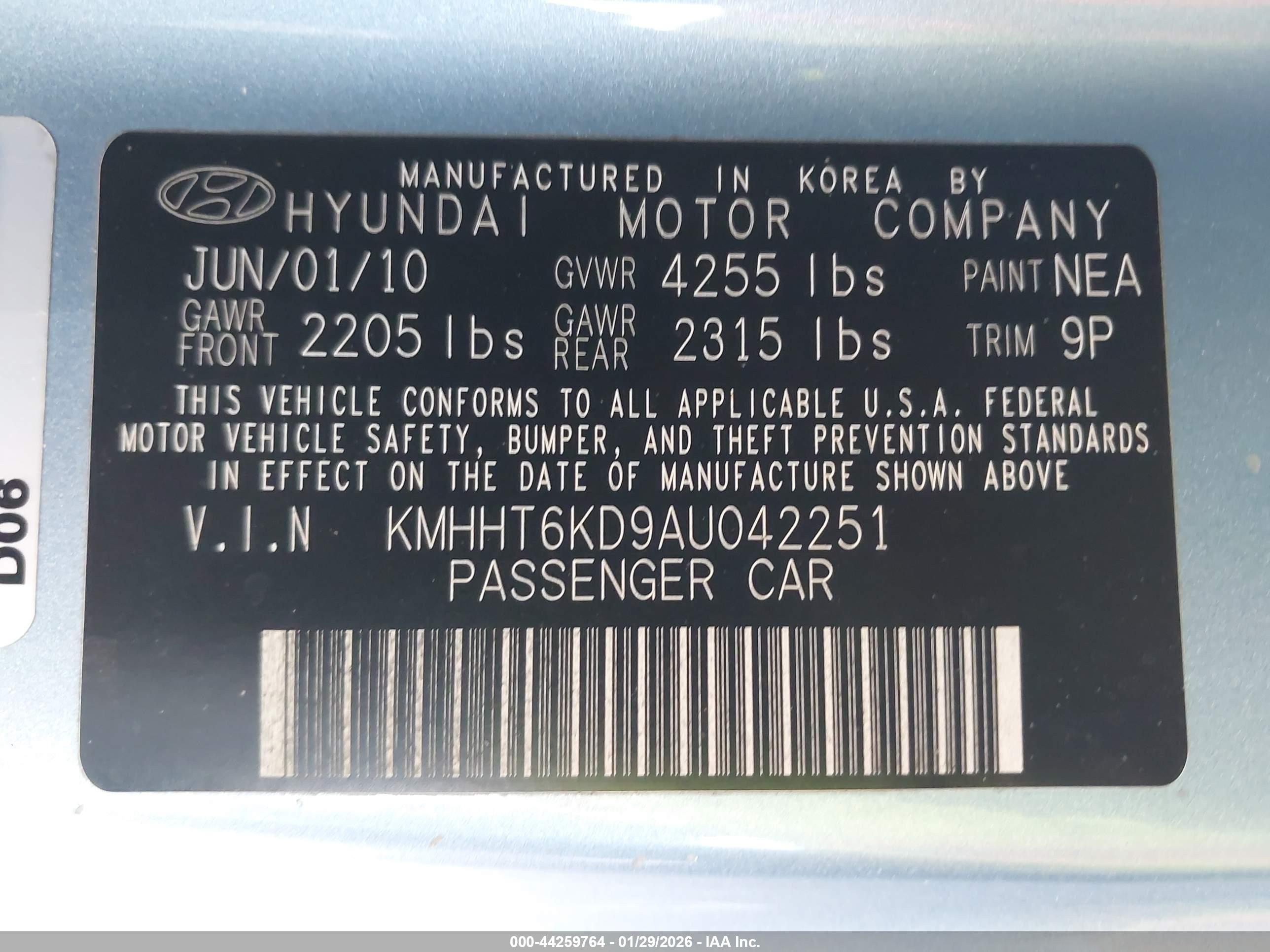 HYUNDAI GENESIS image 9