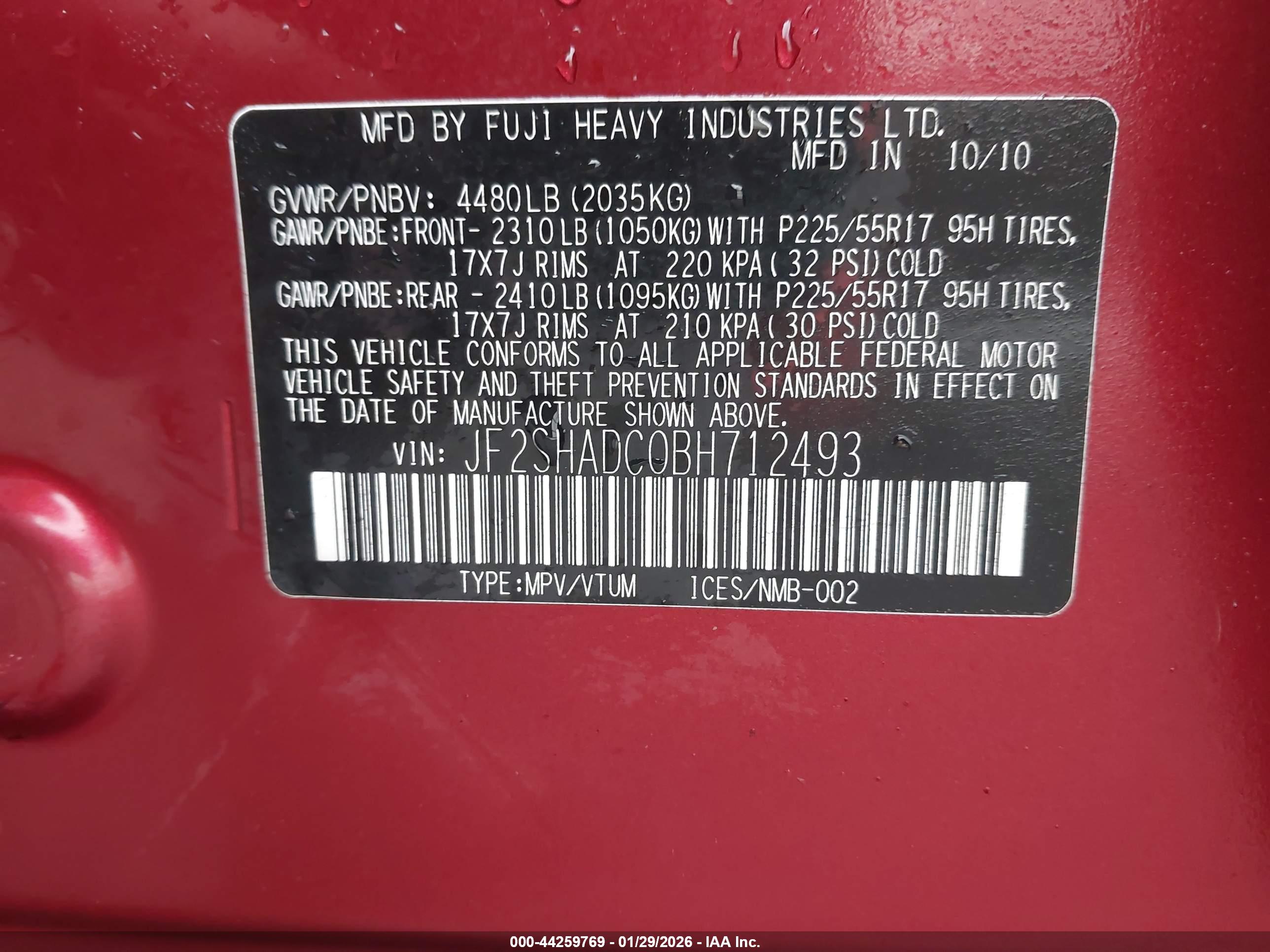 SUBARU FORESTER image 9