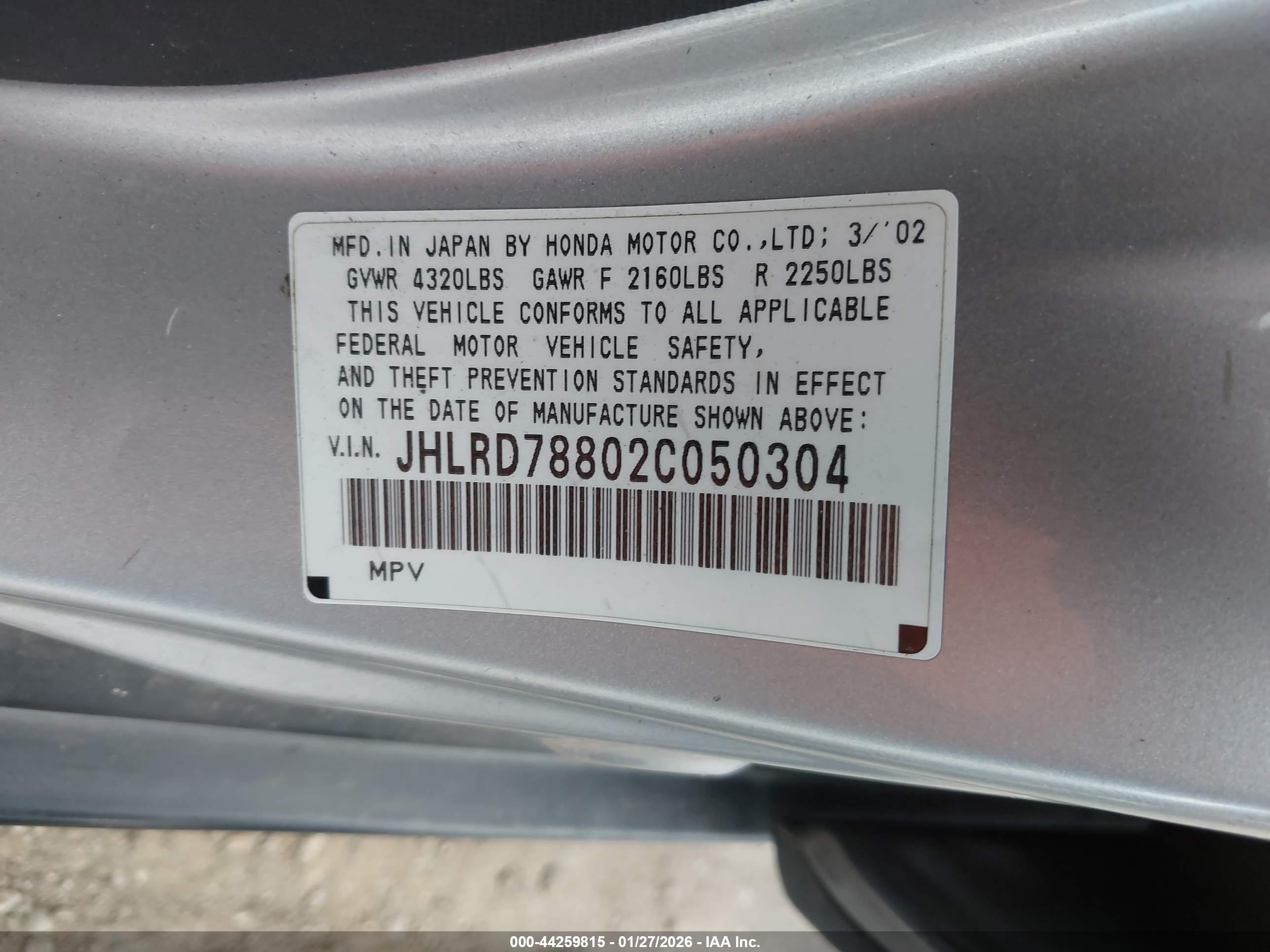 HONDA CR-V image 9