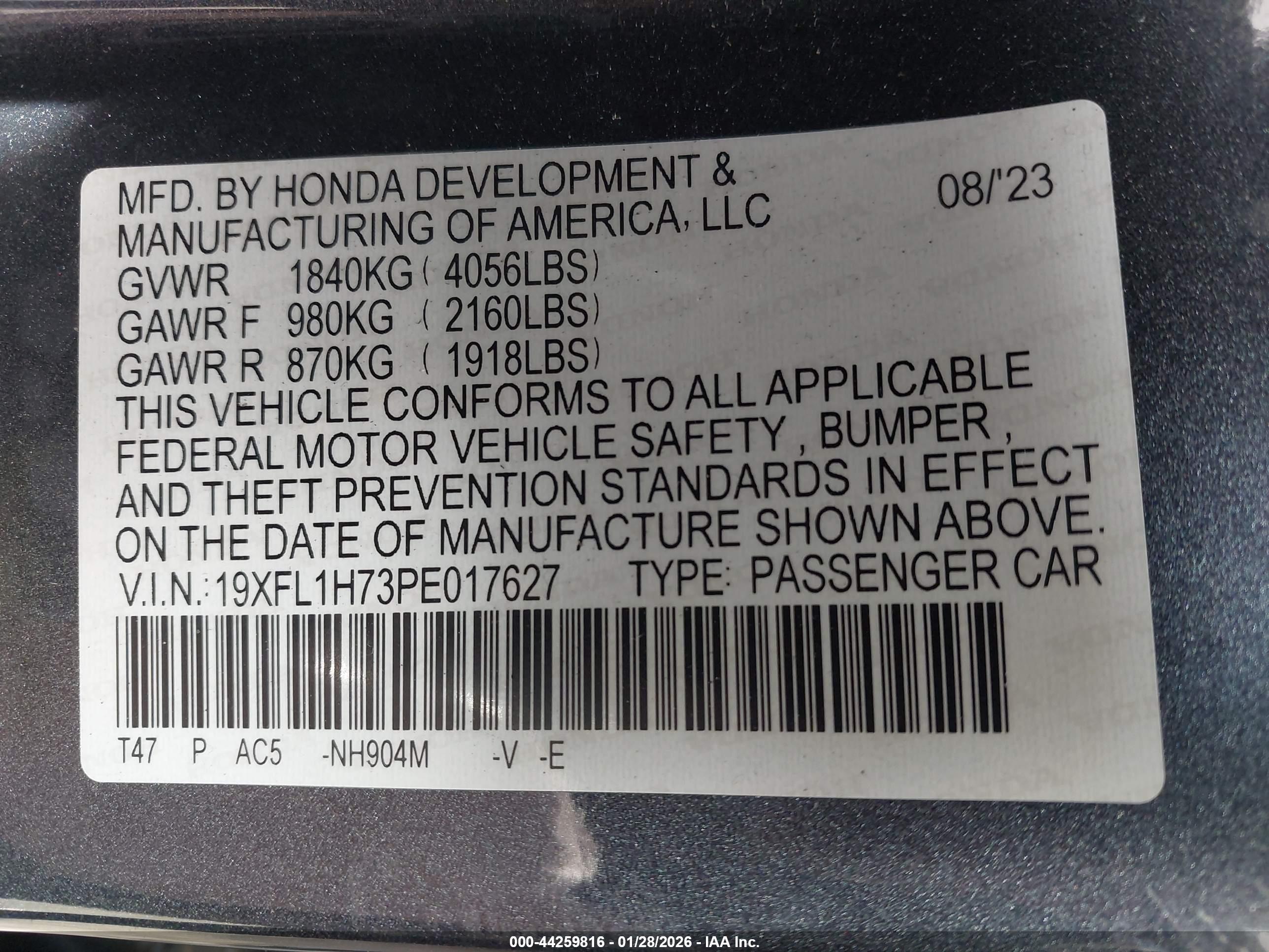 HONDA CIVIC image 9