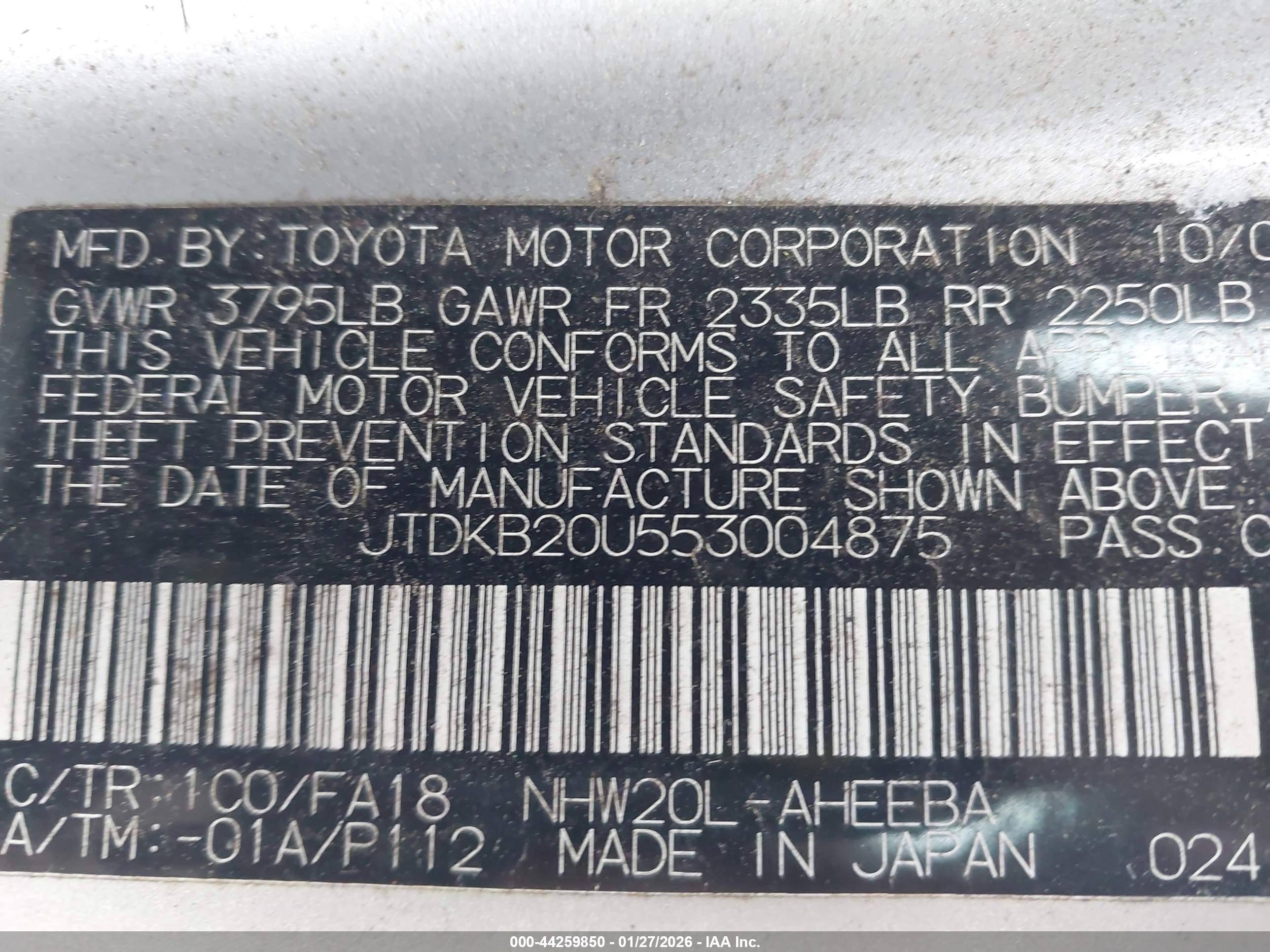 TOYOTA PRIUS image 9