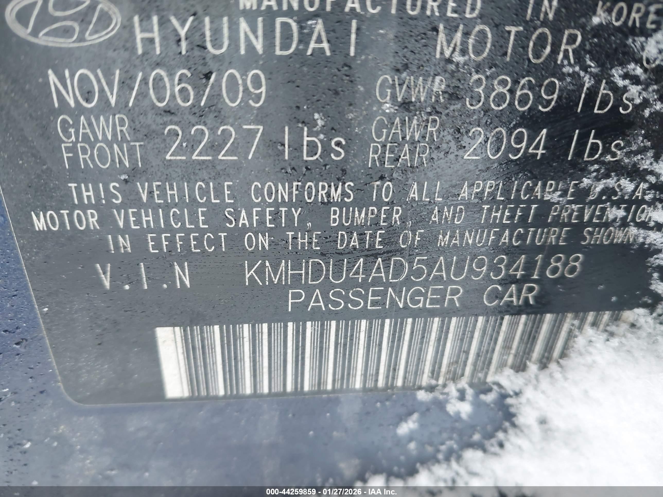 HYUNDAI ELANTRA image 9
