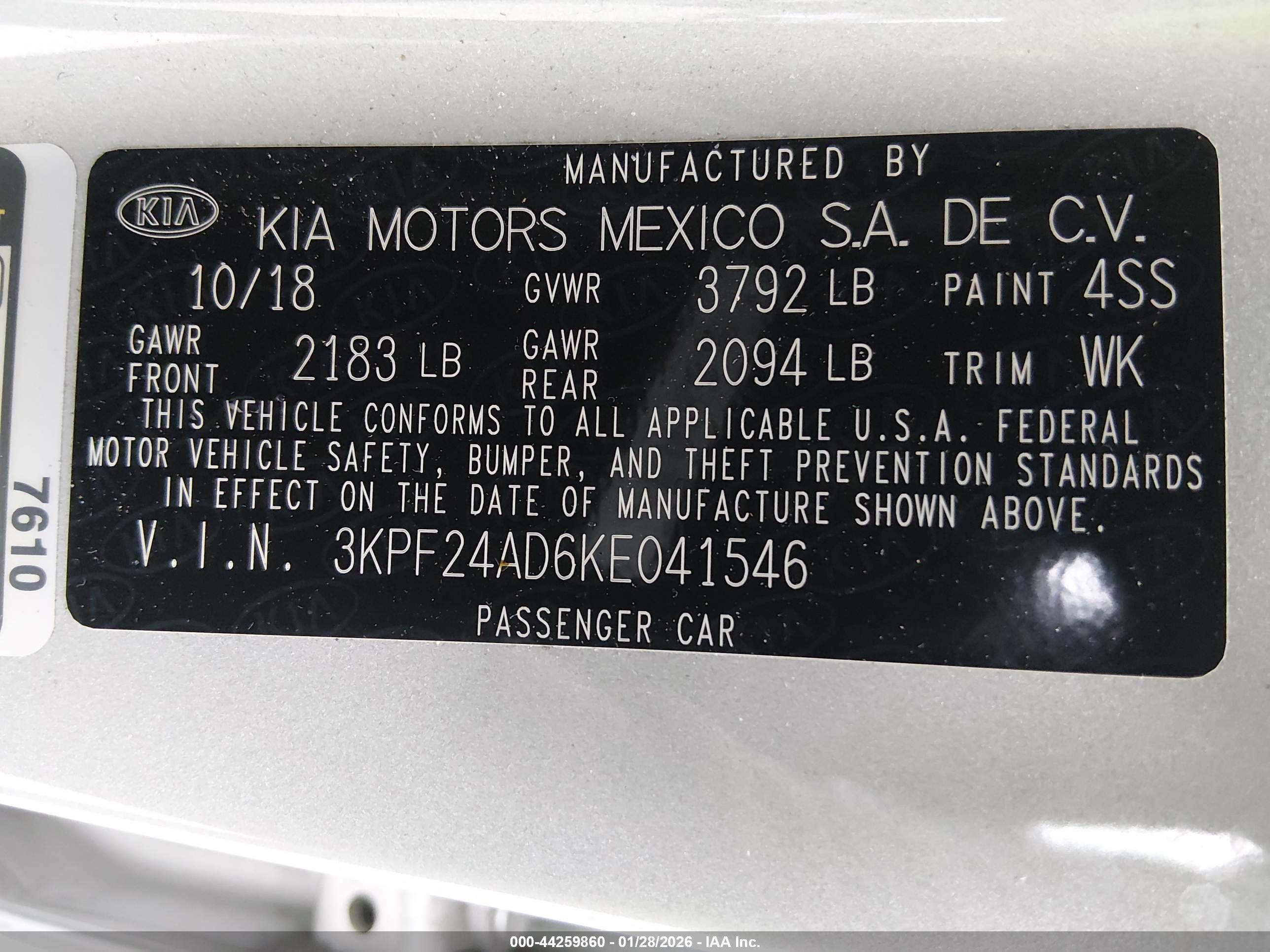 KIA FORTE image 9