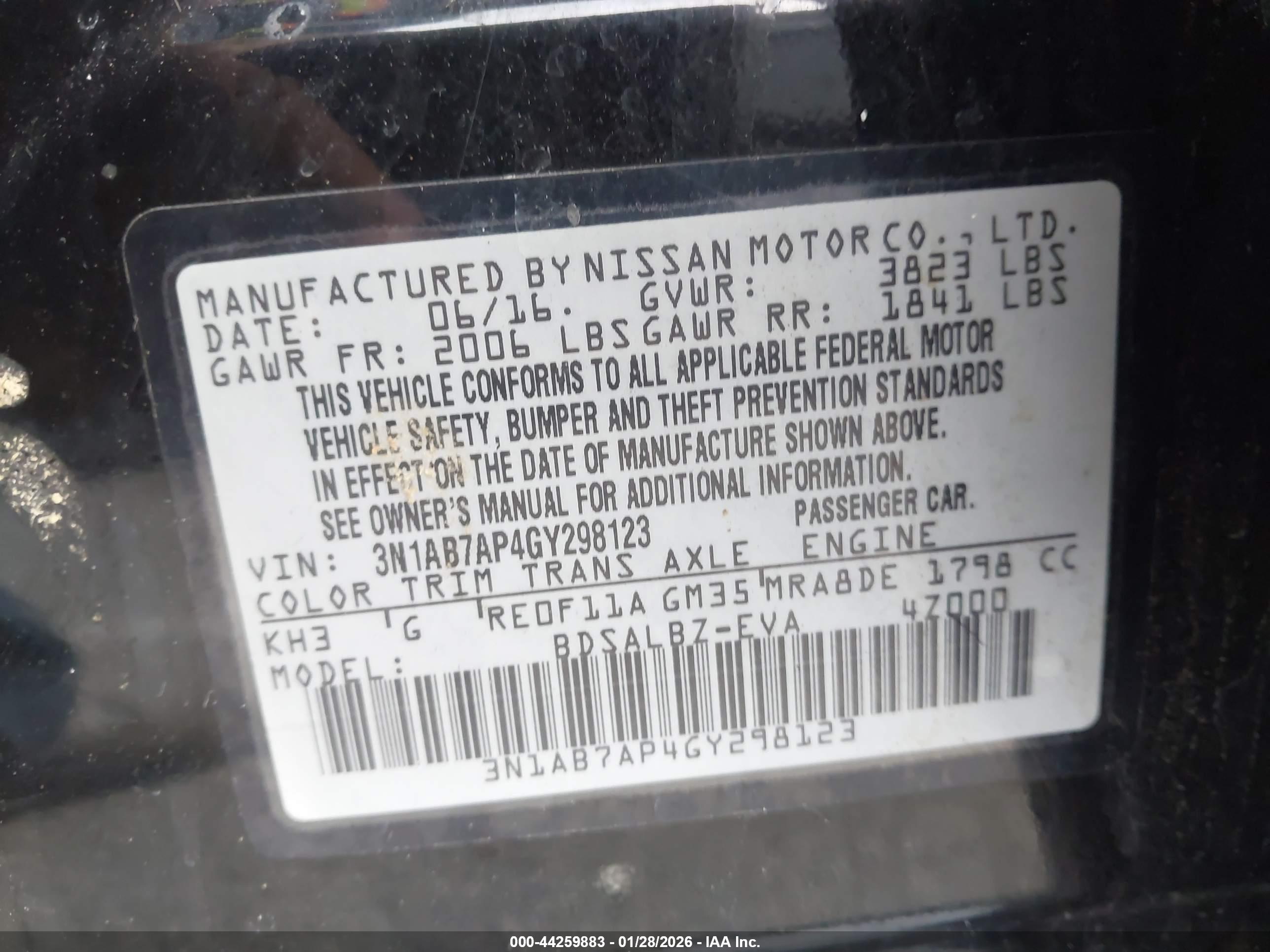 NISSAN SENTRA image 9