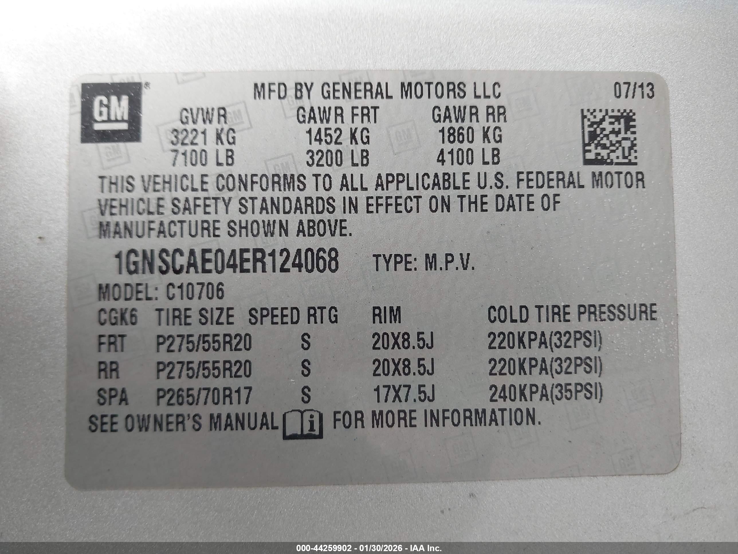CHEVROLET TAHOE image 9