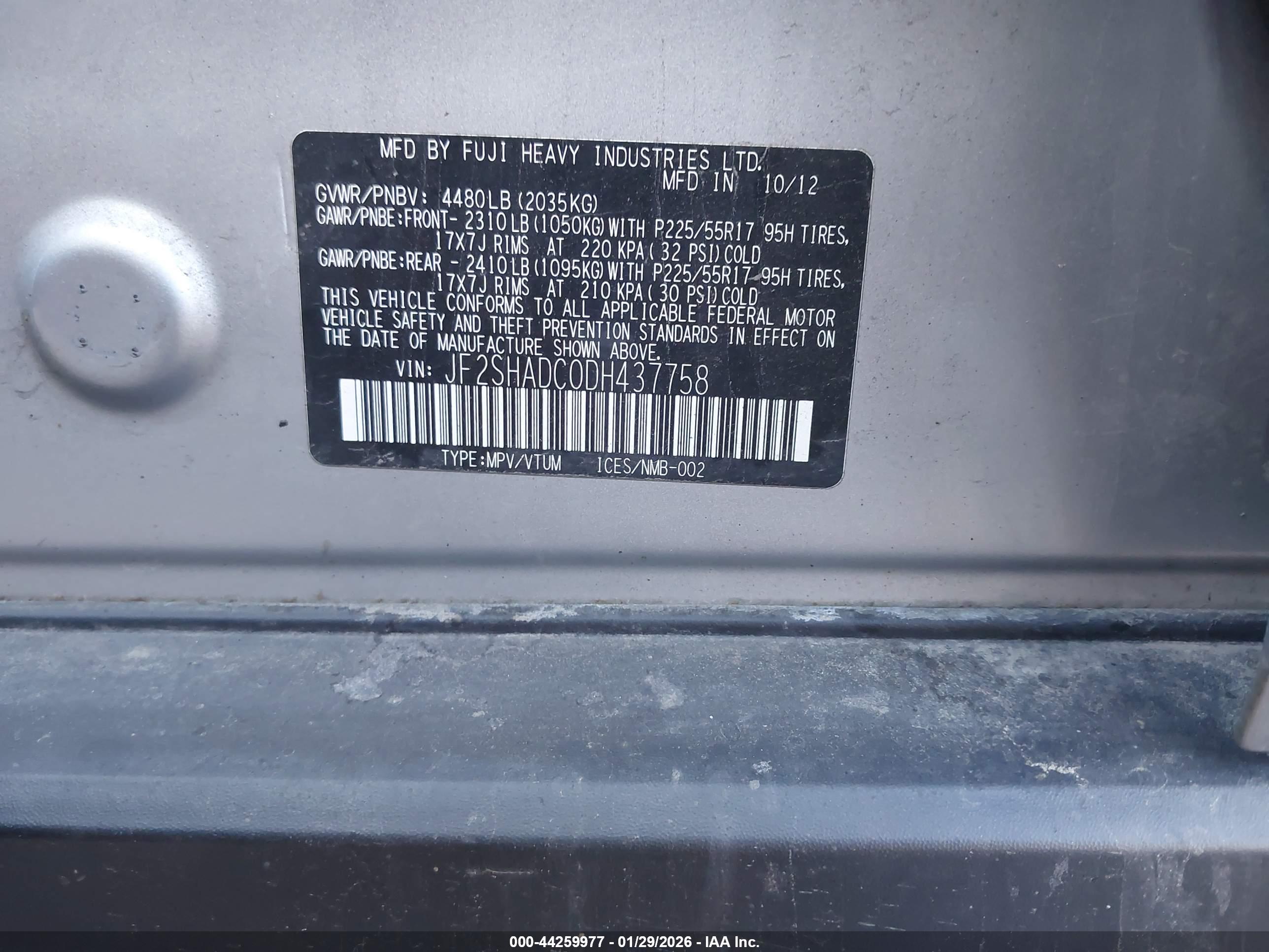 SUBARU FORESTER image 9
