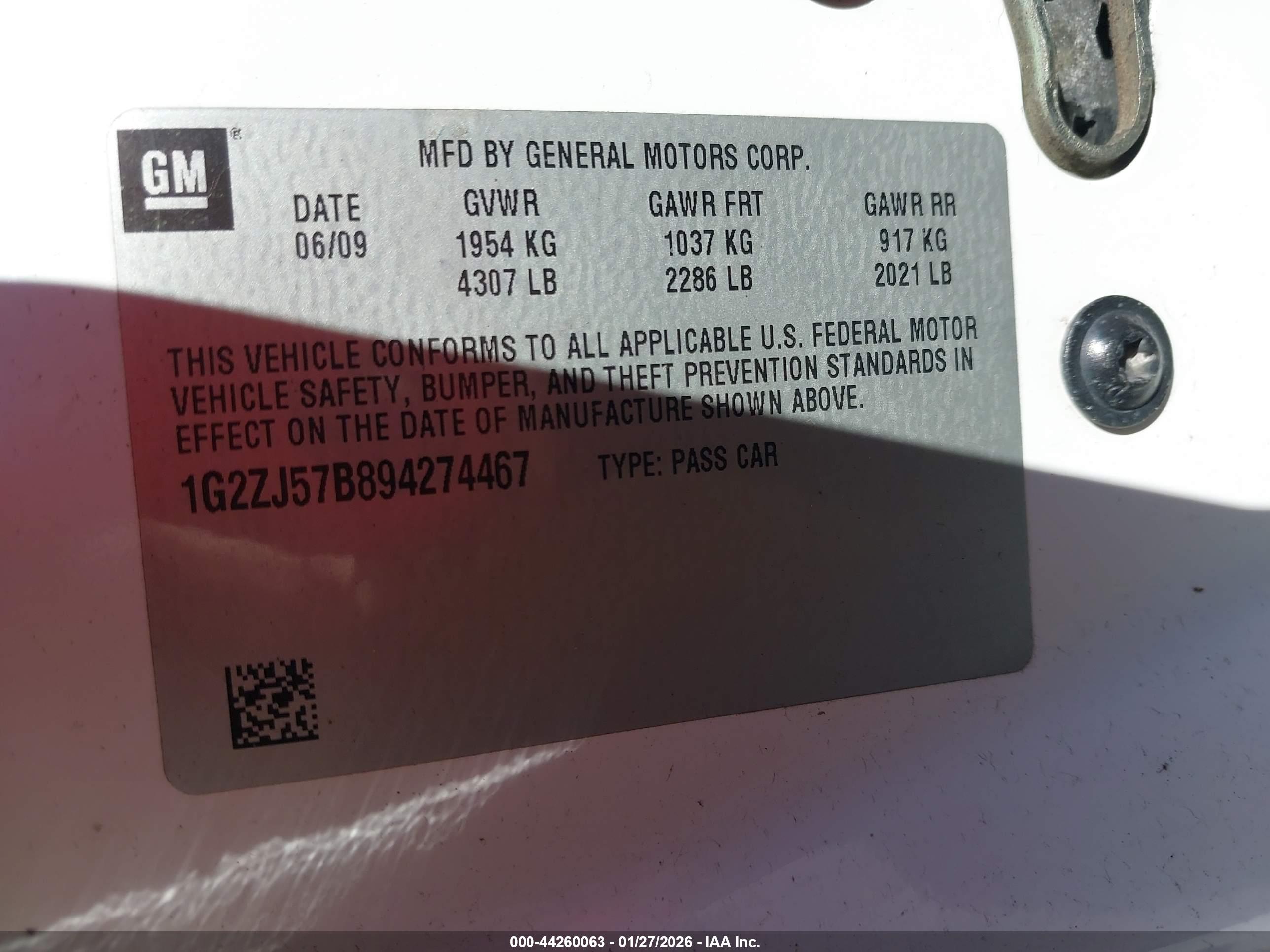 PONTIAC G6 image 9