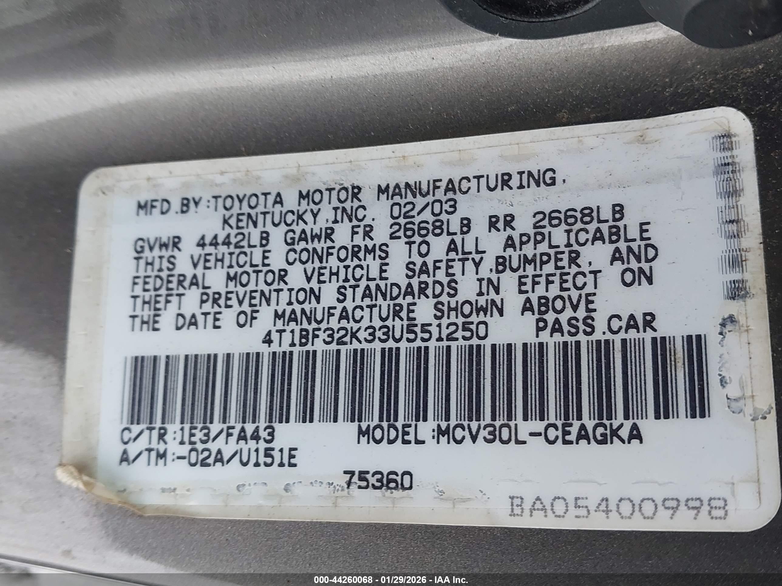 TOYOTA CAMRY image 9