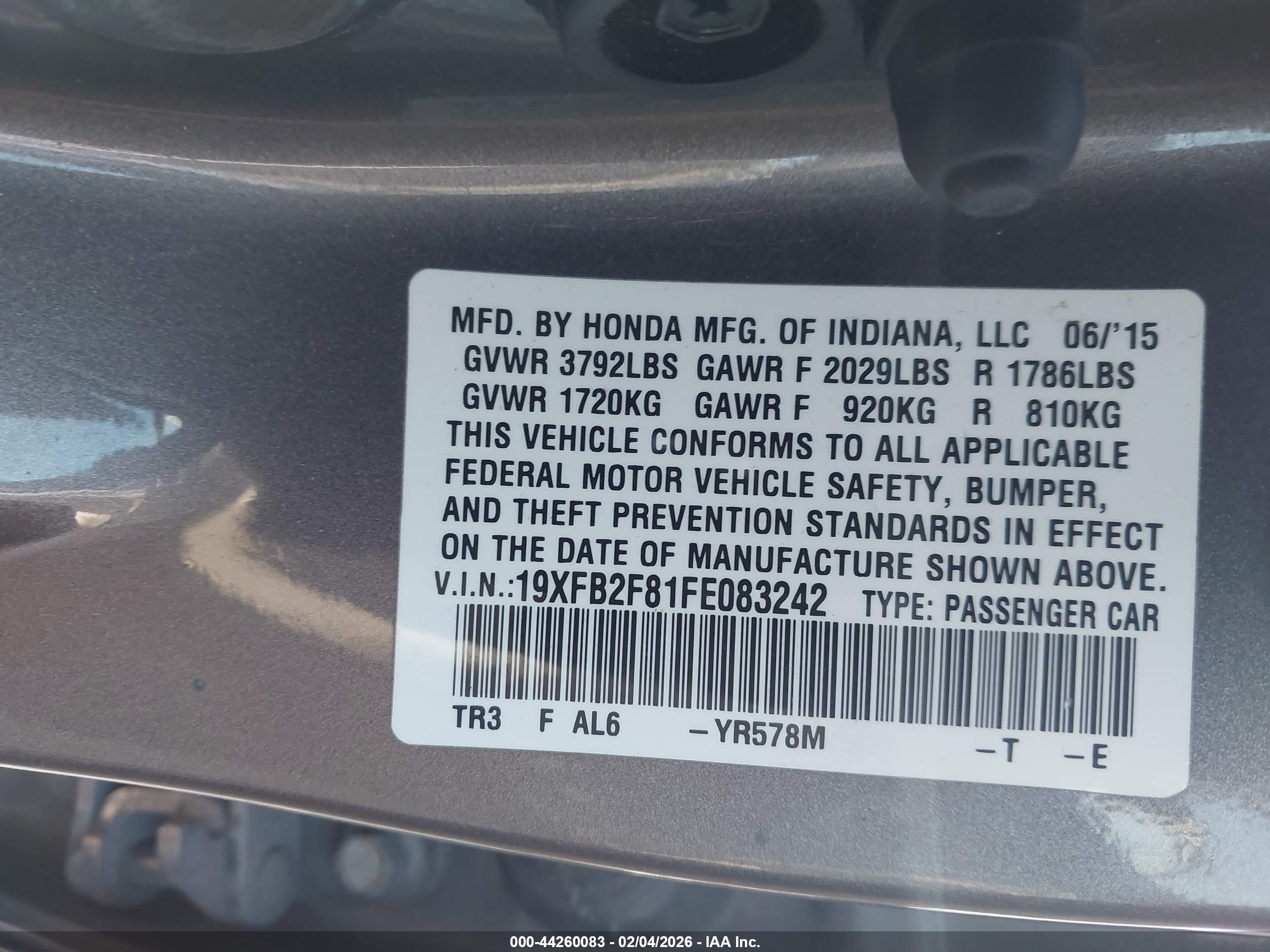 HONDA CIVIC image 9