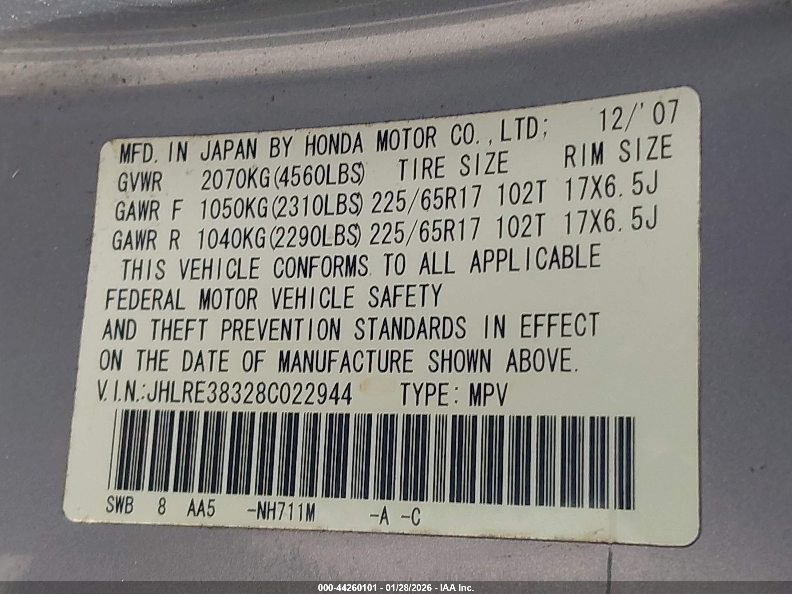 HONDA CR-V image 9