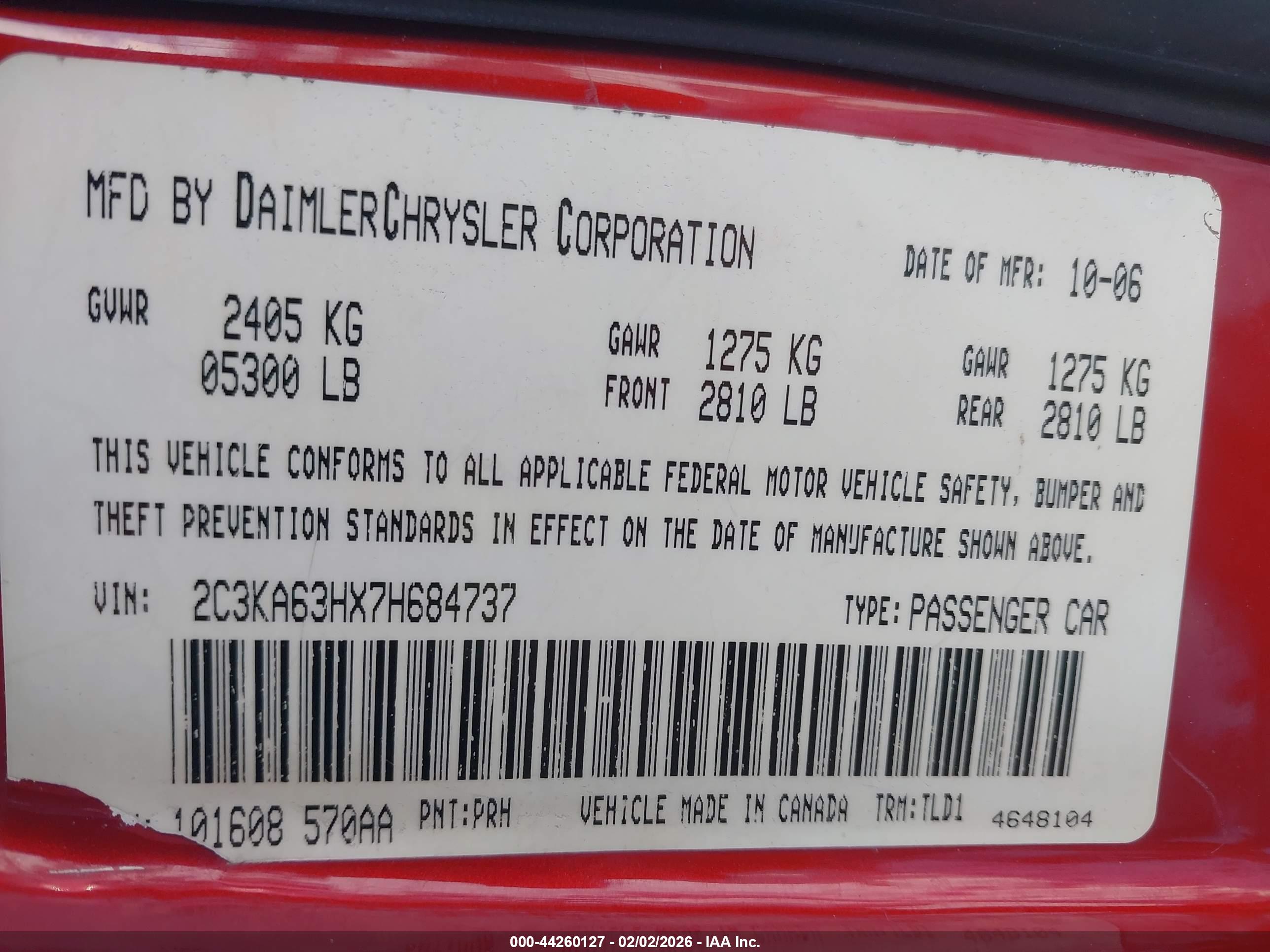 CHRYSLER 300C image 9