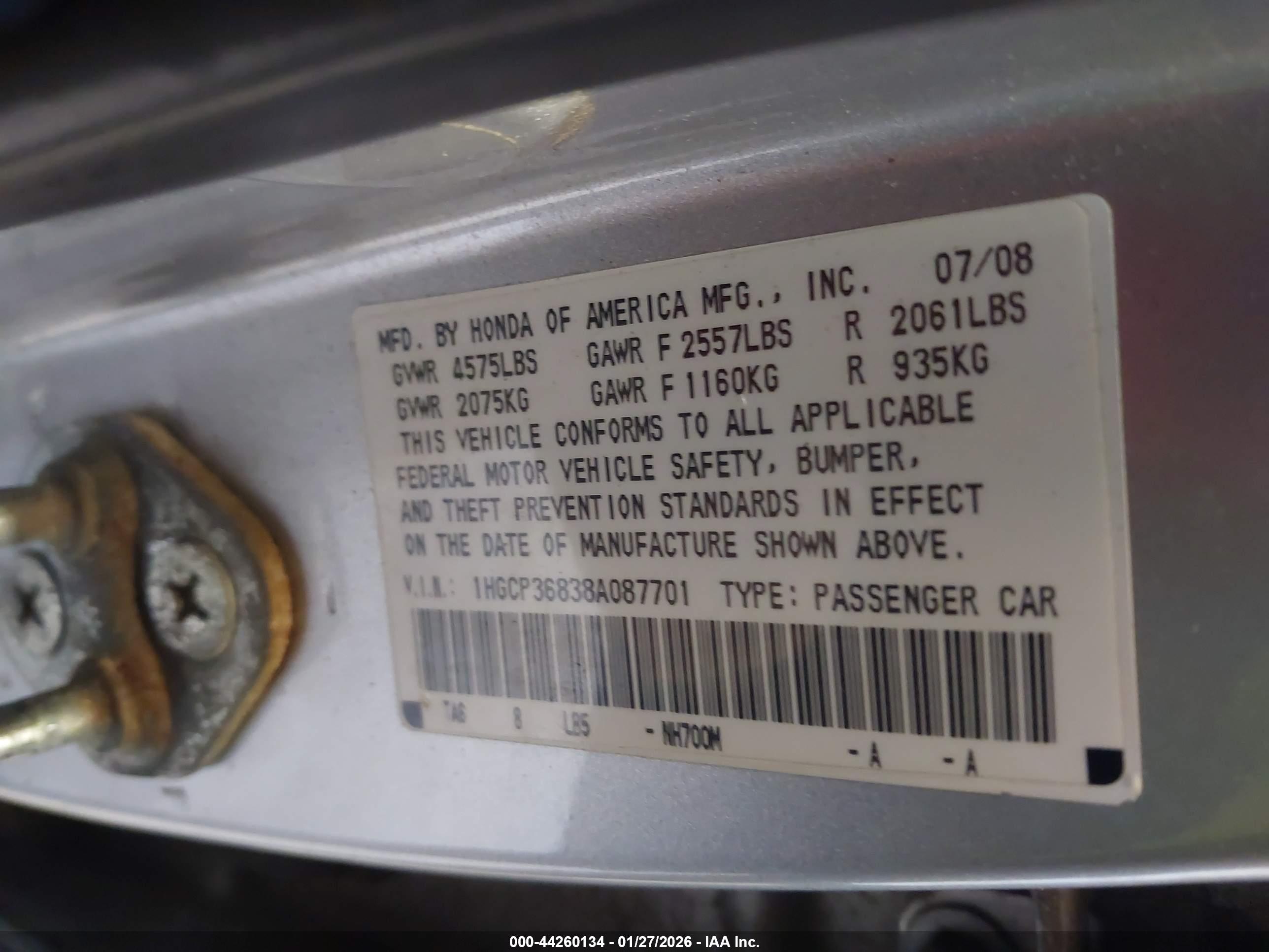 HONDA ACCORD image 9