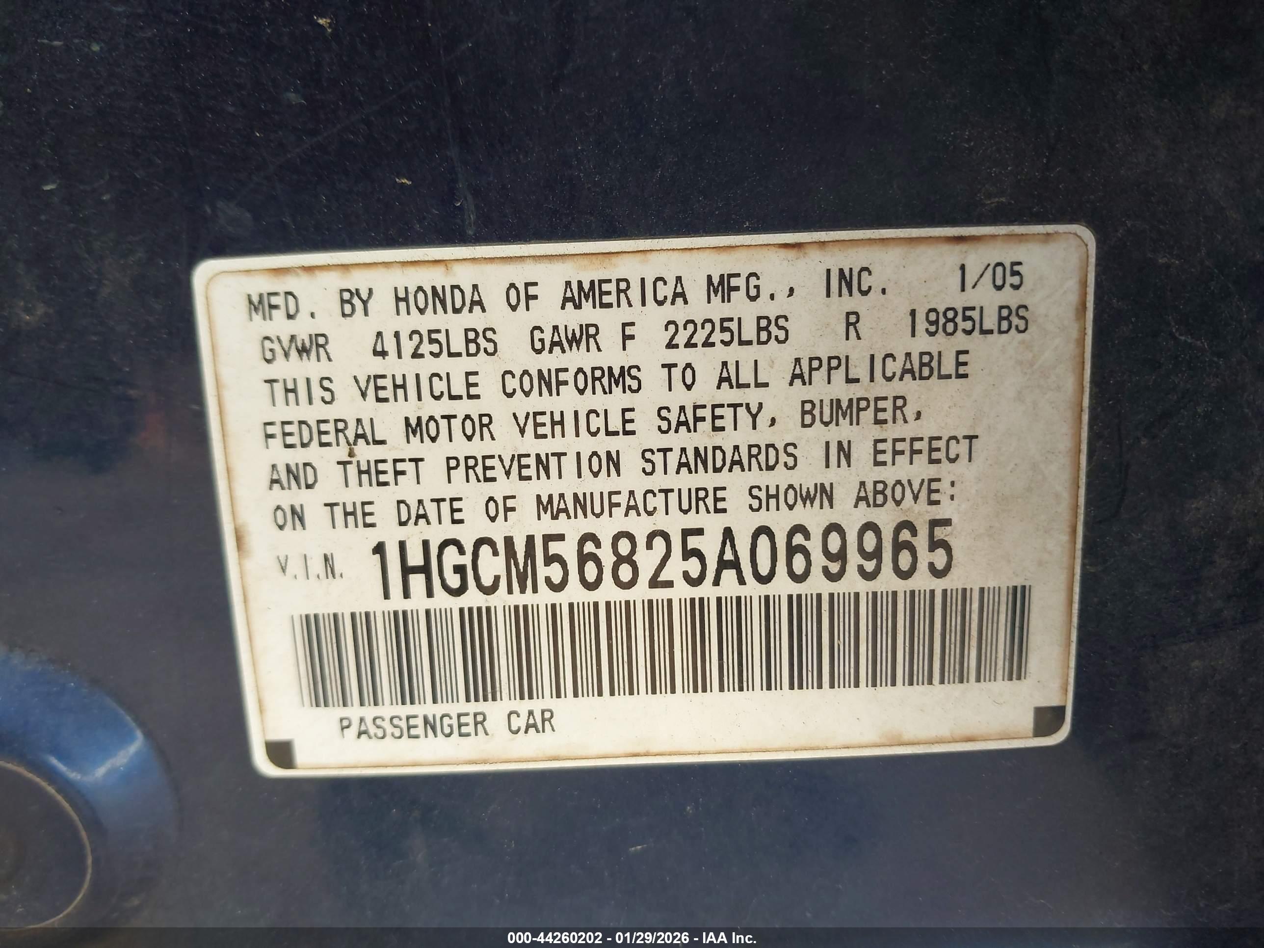 HONDA ACCORD image 9