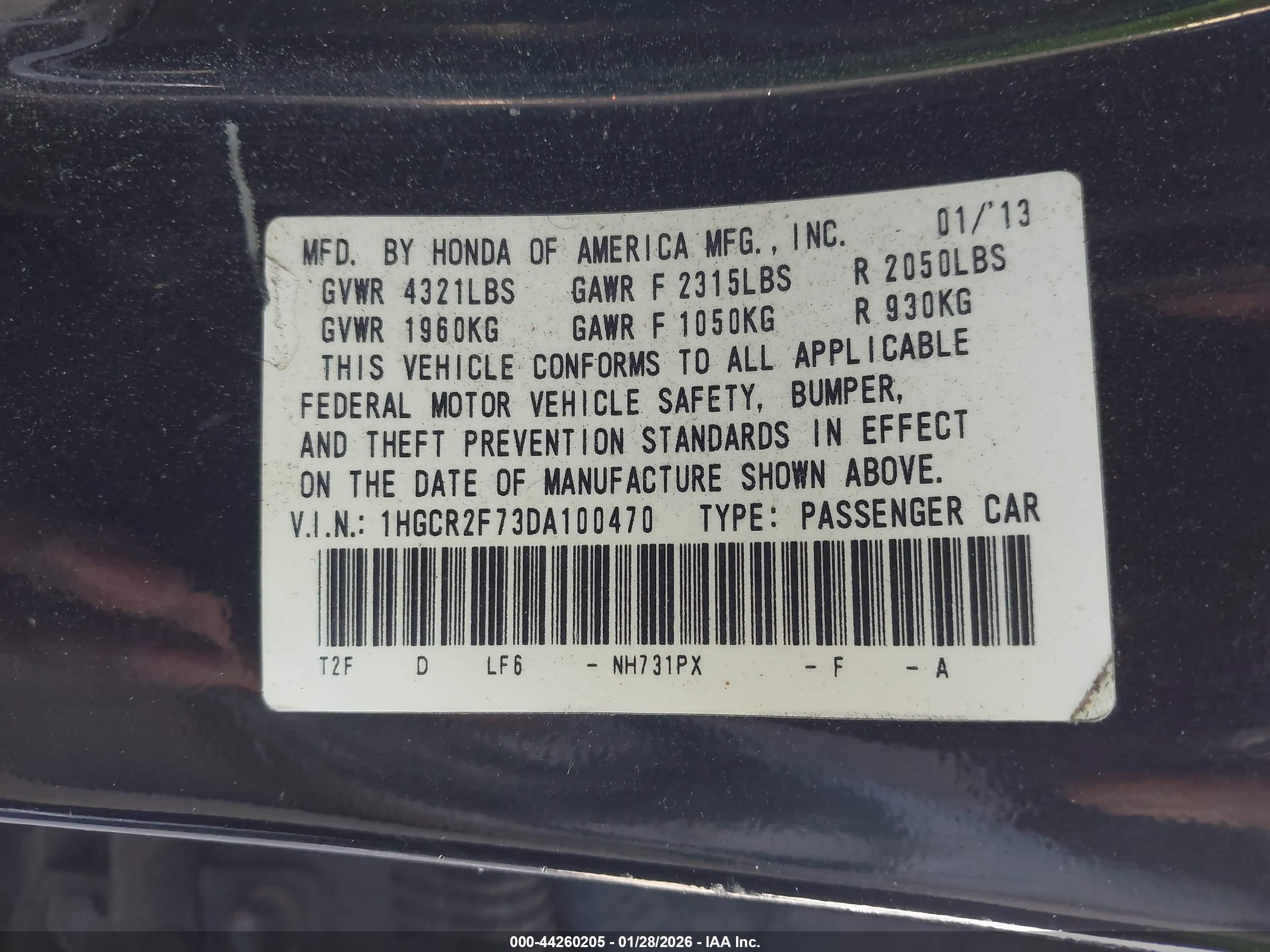 HONDA ACCORD image 9