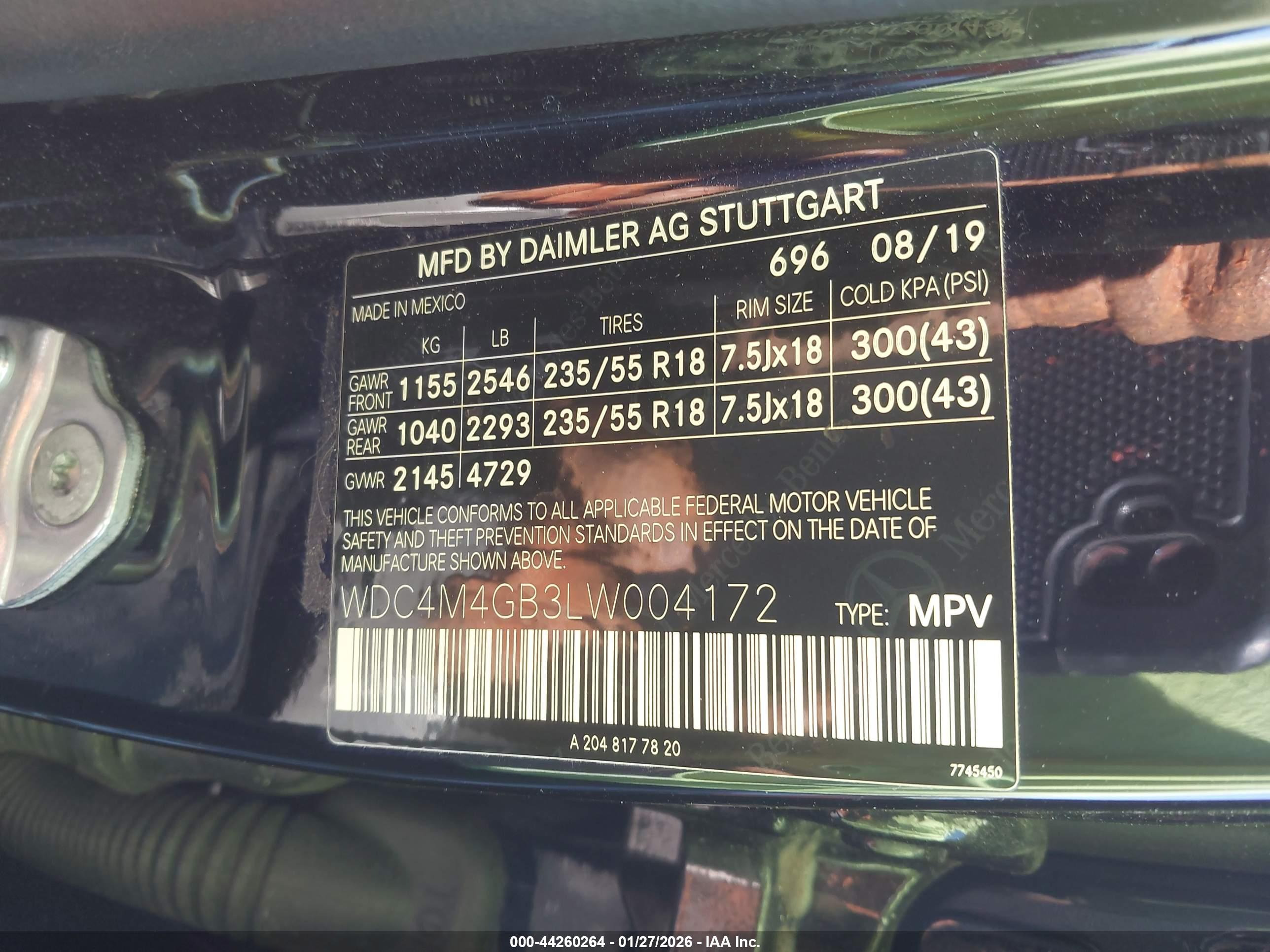 MERCEDES-BENZ GLB image 9