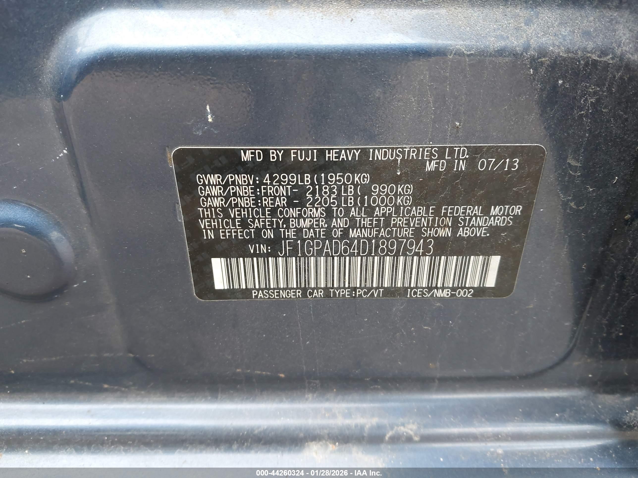 SUBARU IMPREZA image 9