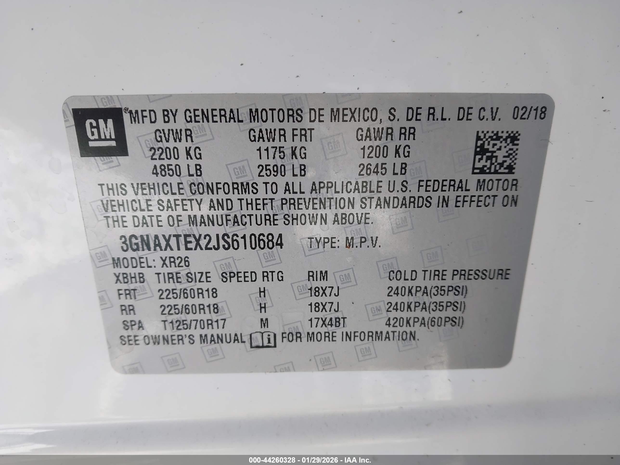 CHEVROLET EQUINOX image 9