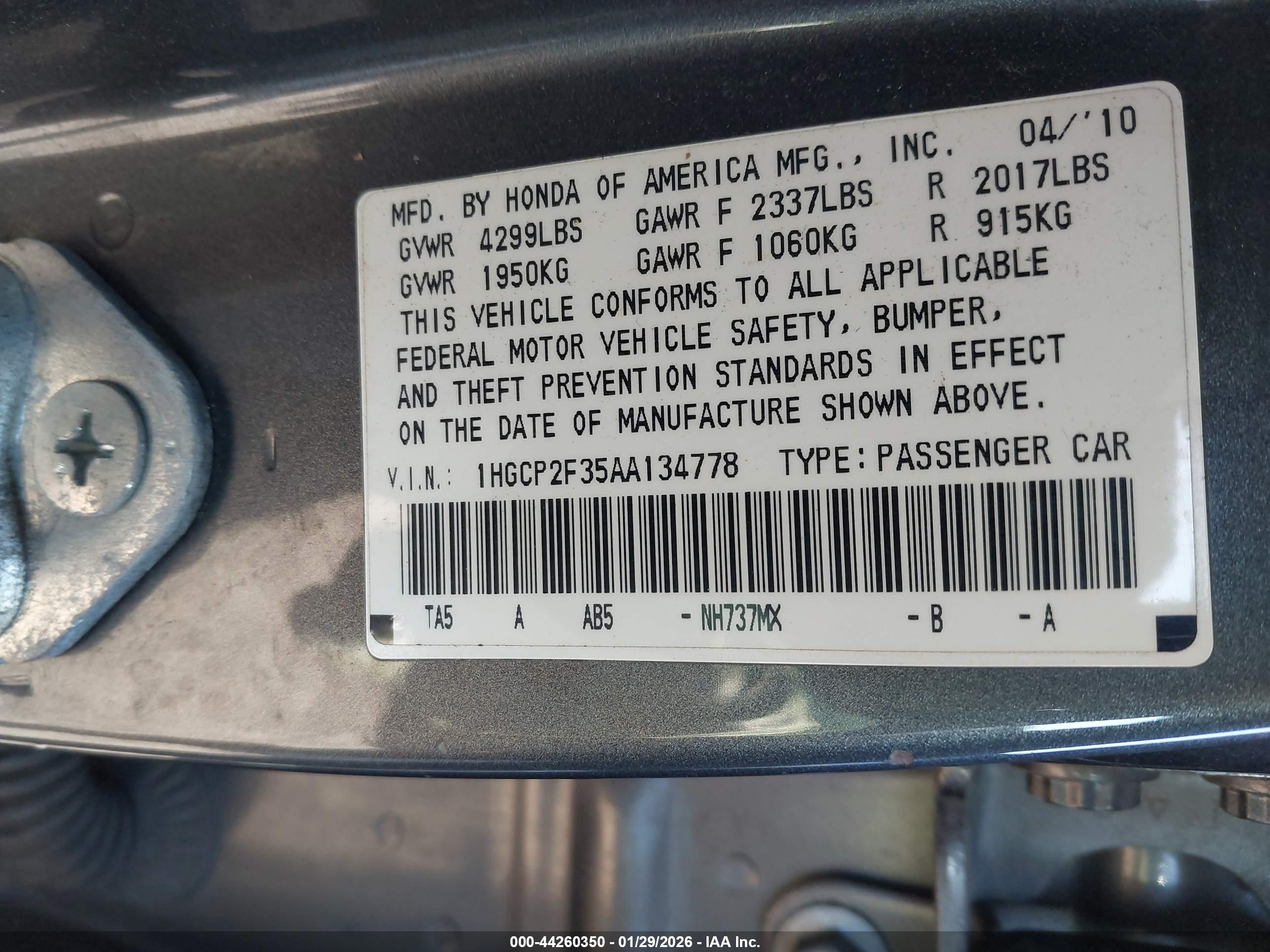 HONDA ACCORD image 9
