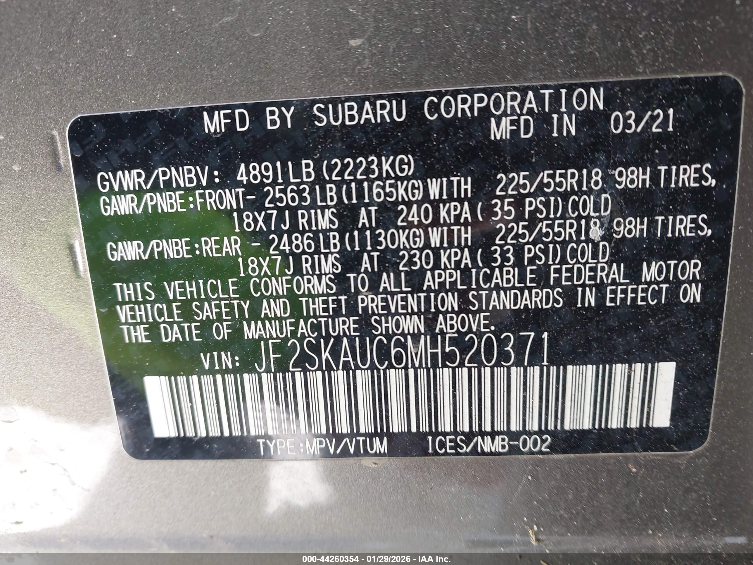 SUBARU FORESTER image 9