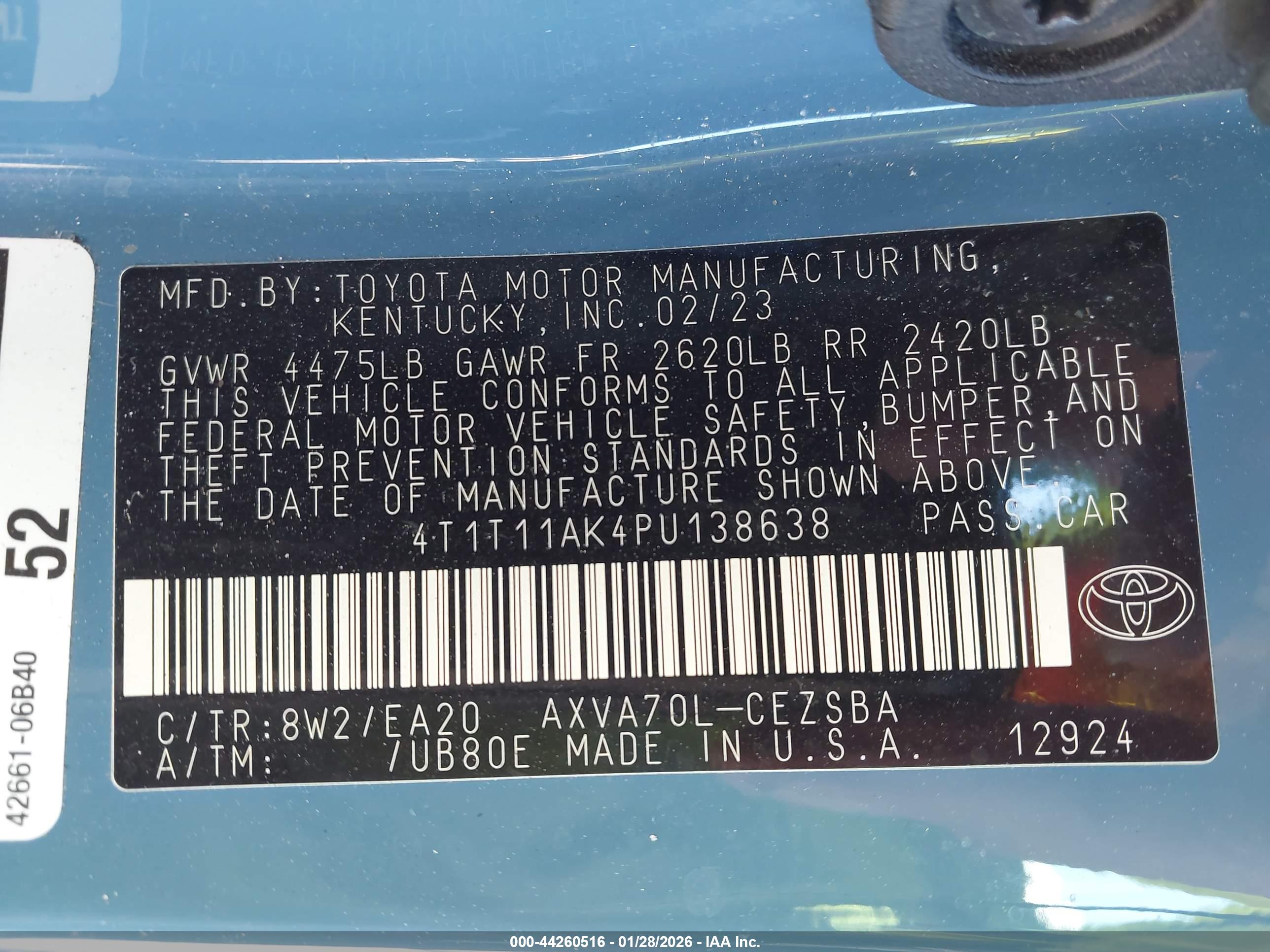 TOYOTA CAMRY image 9