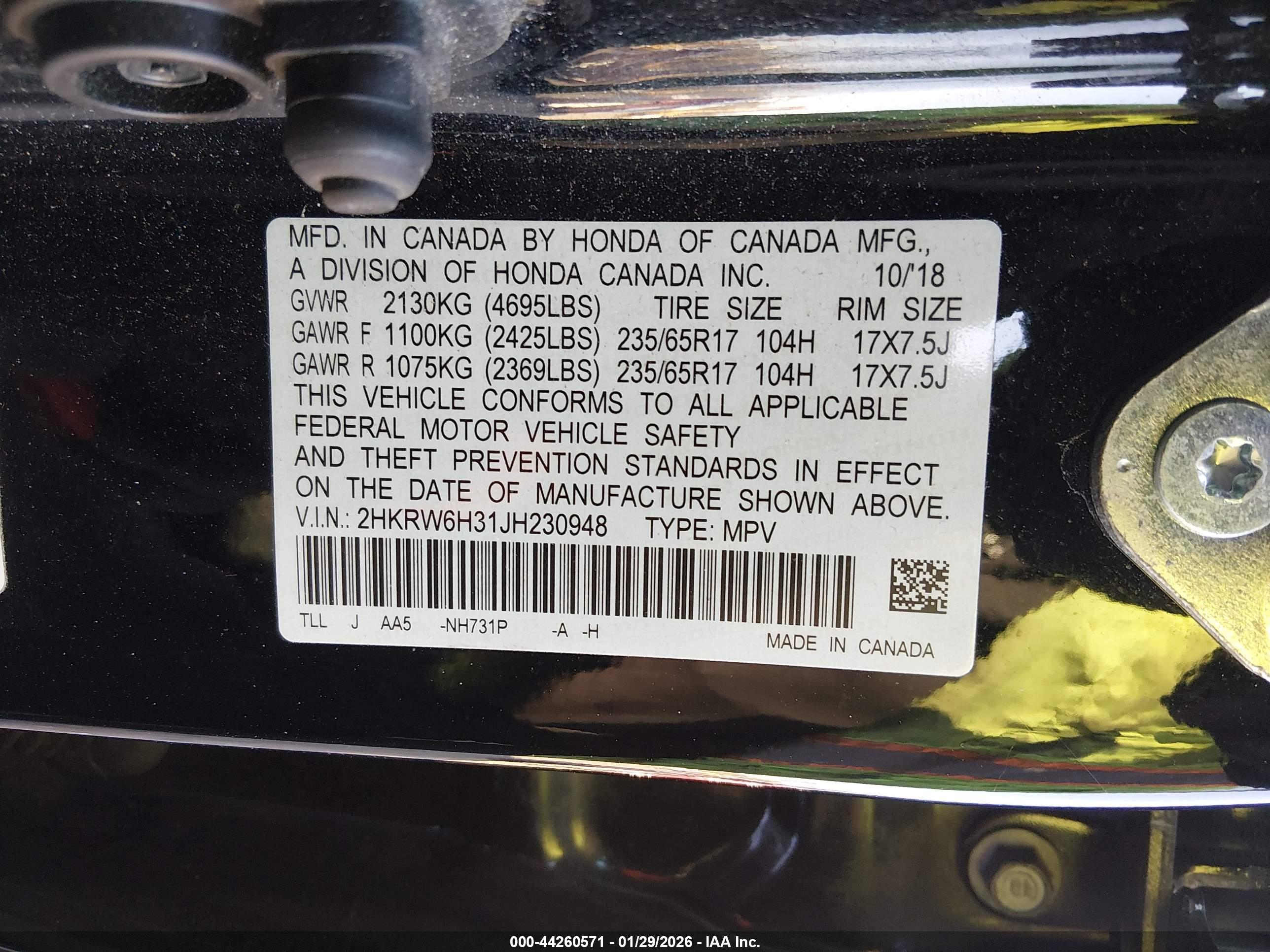 HONDA CR-V image 9
