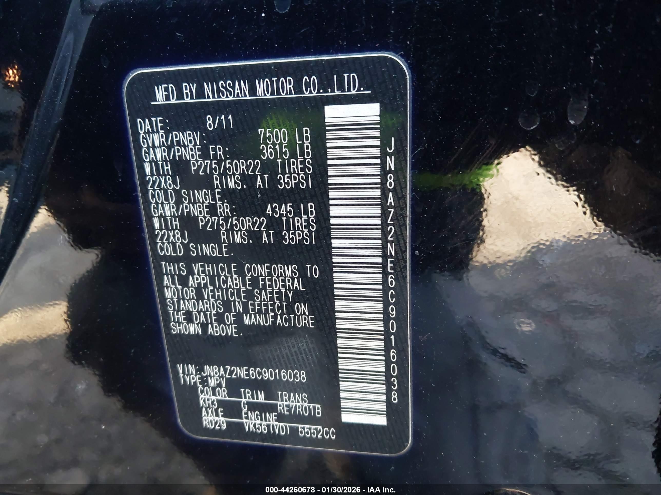 INFINITI QX56 image 9