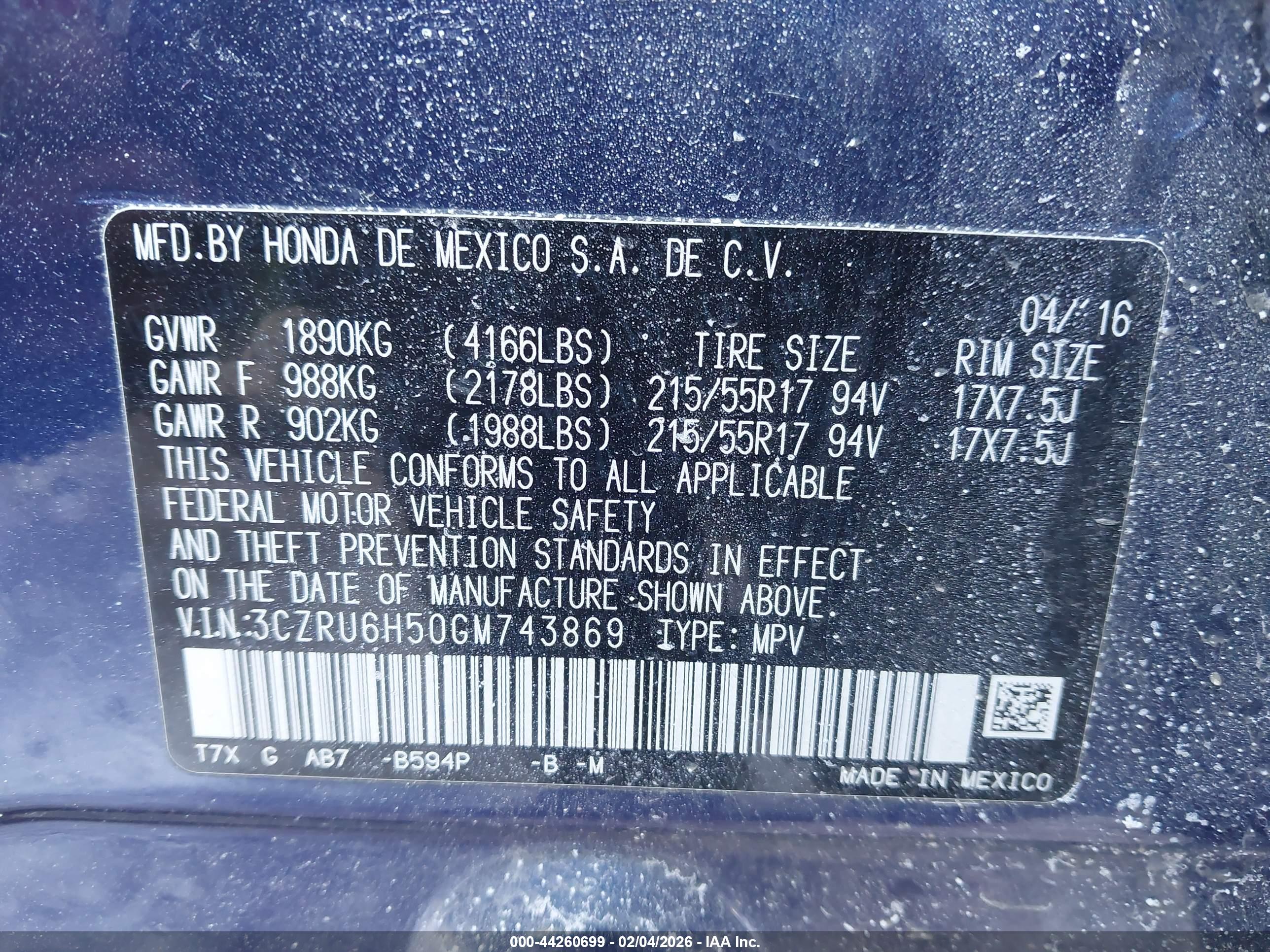 HONDA HR-V image 9