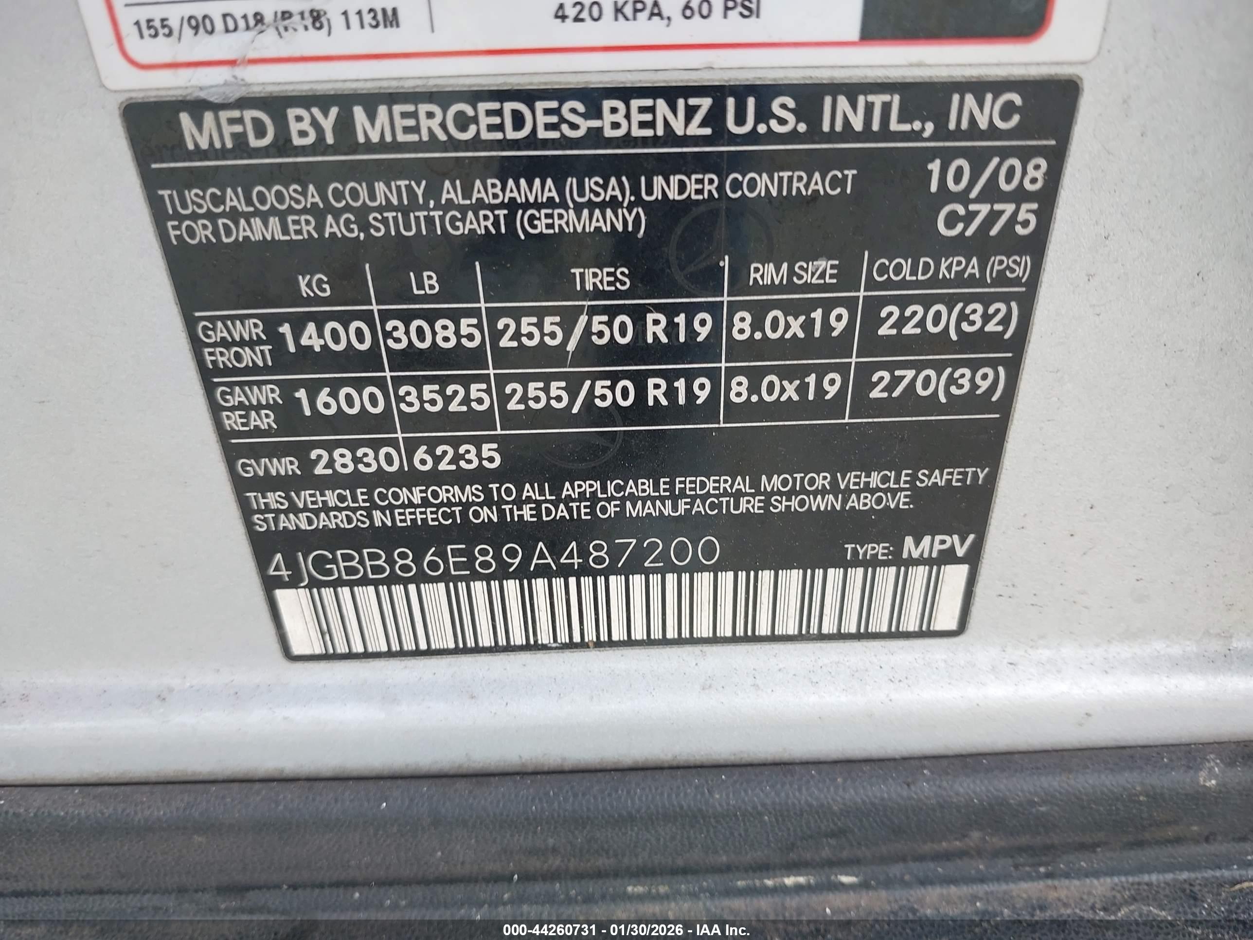 MERCEDES-BENZ ML image 9