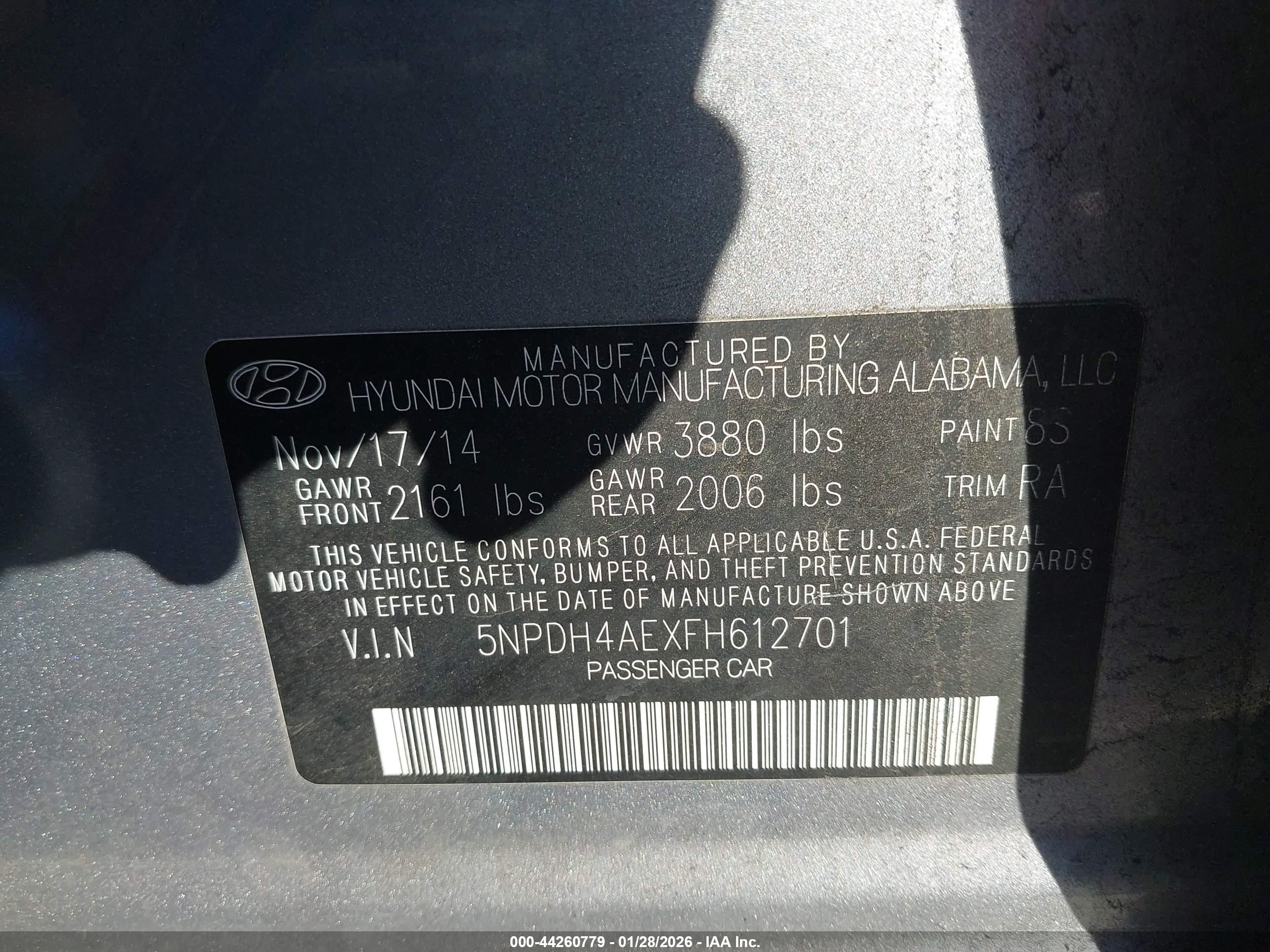 HYUNDAI ELANTRA image 9