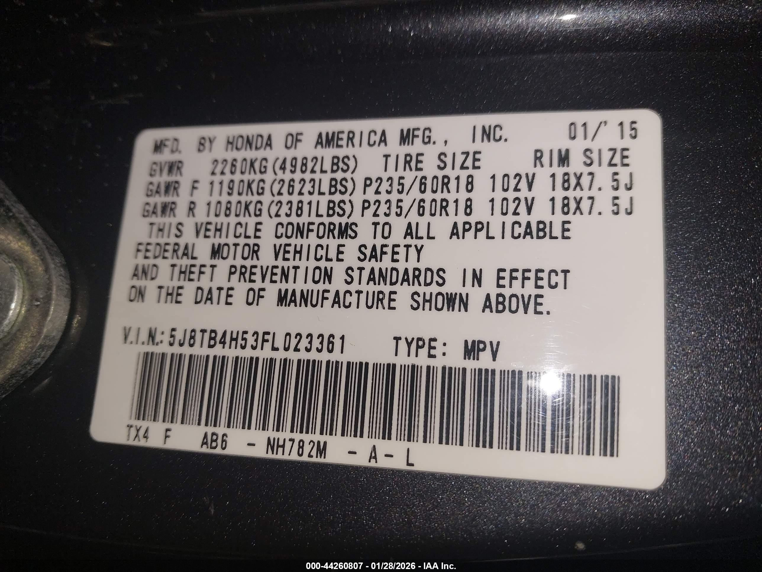 ACURA RDX image 9