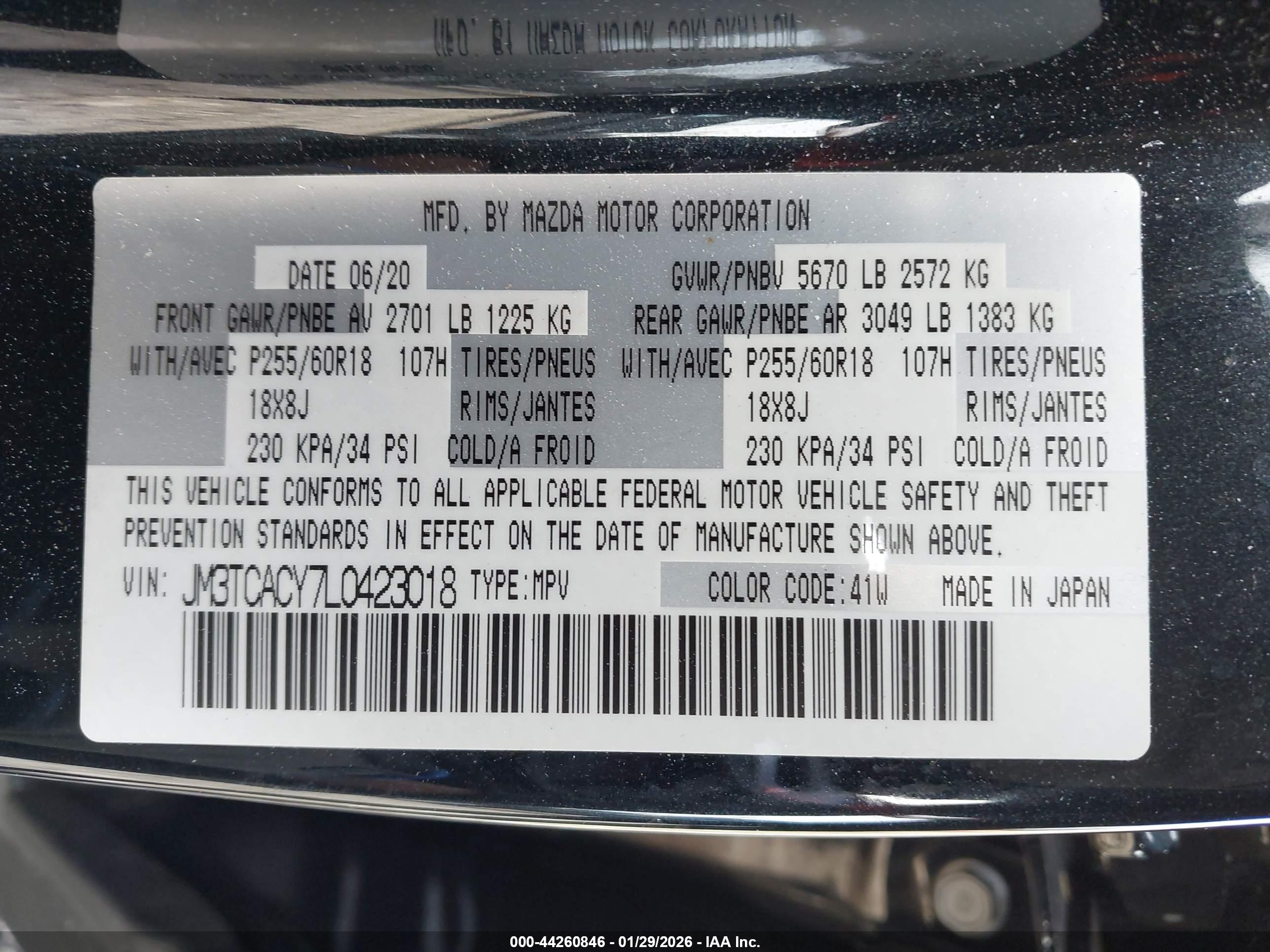 MAZDA CX-9 image 9