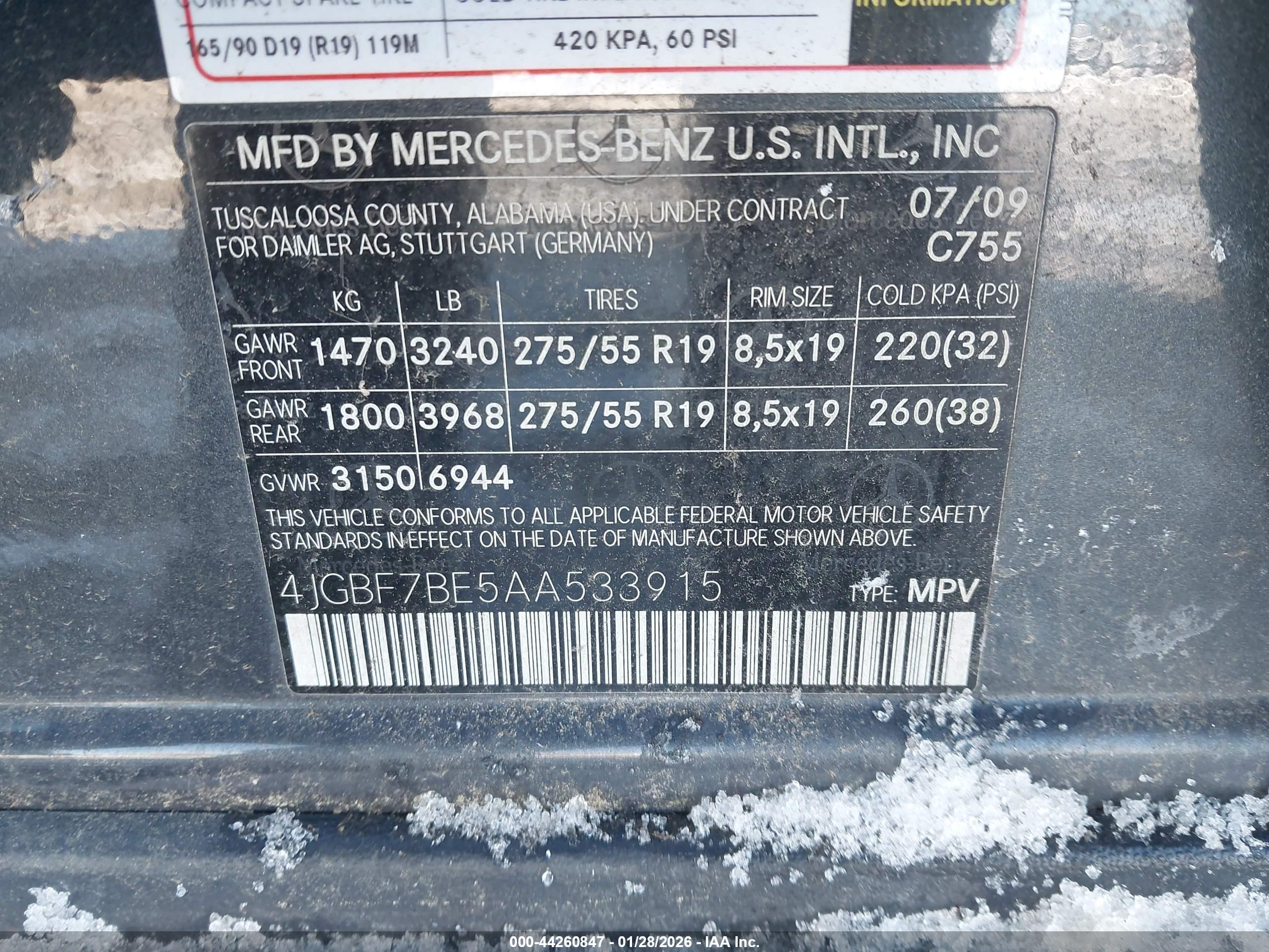 MERCEDES-BENZ GL image 9