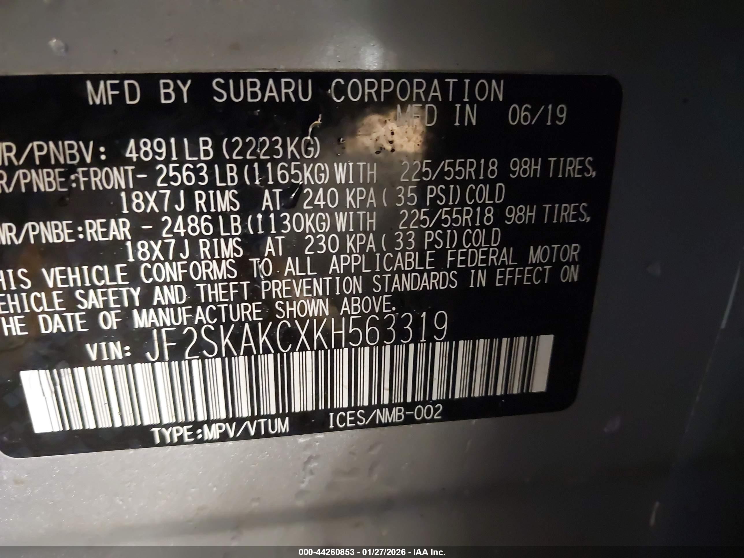 SUBARU FORESTER image 9