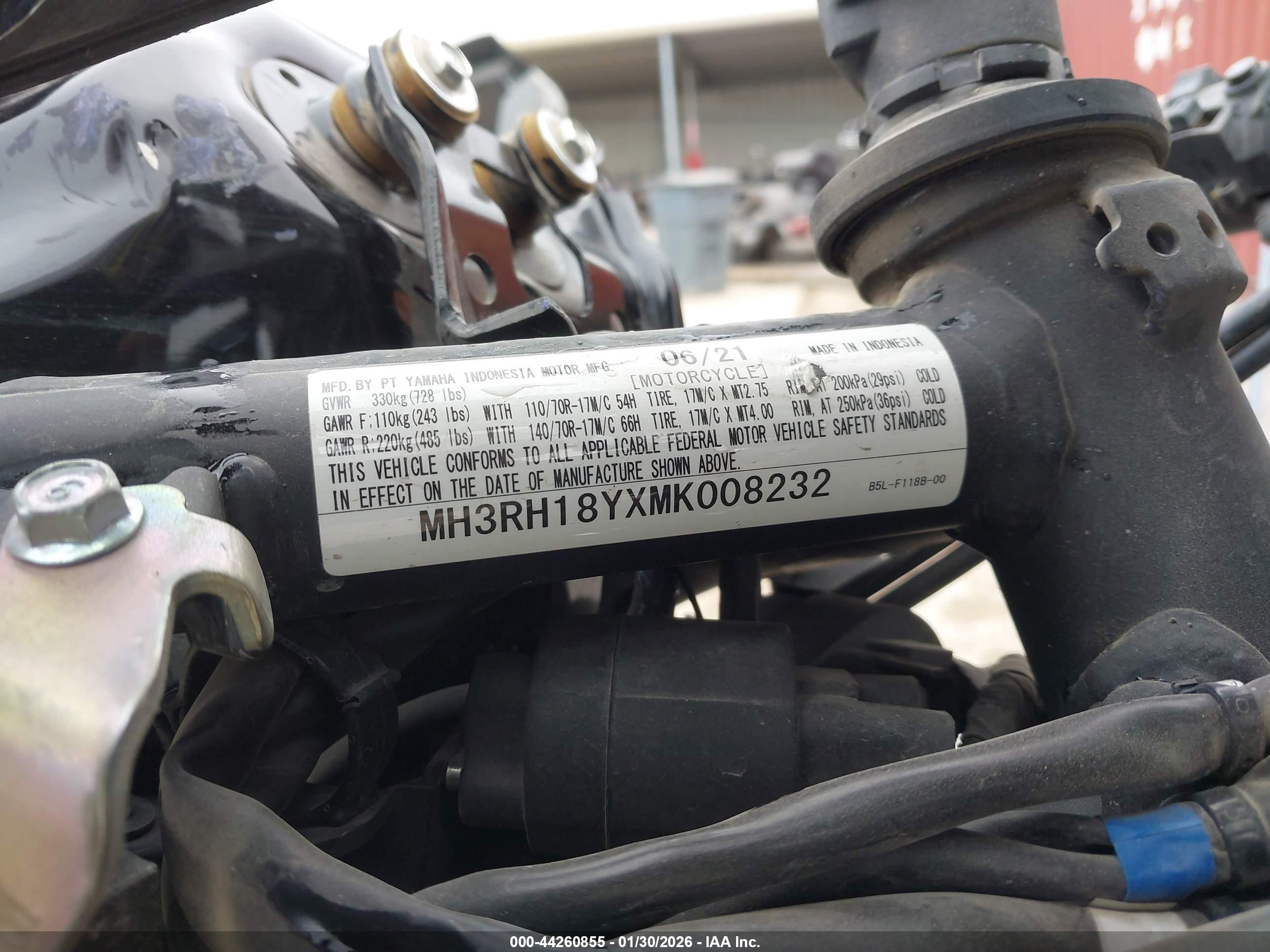 YAMAHA YZFR3 image 10