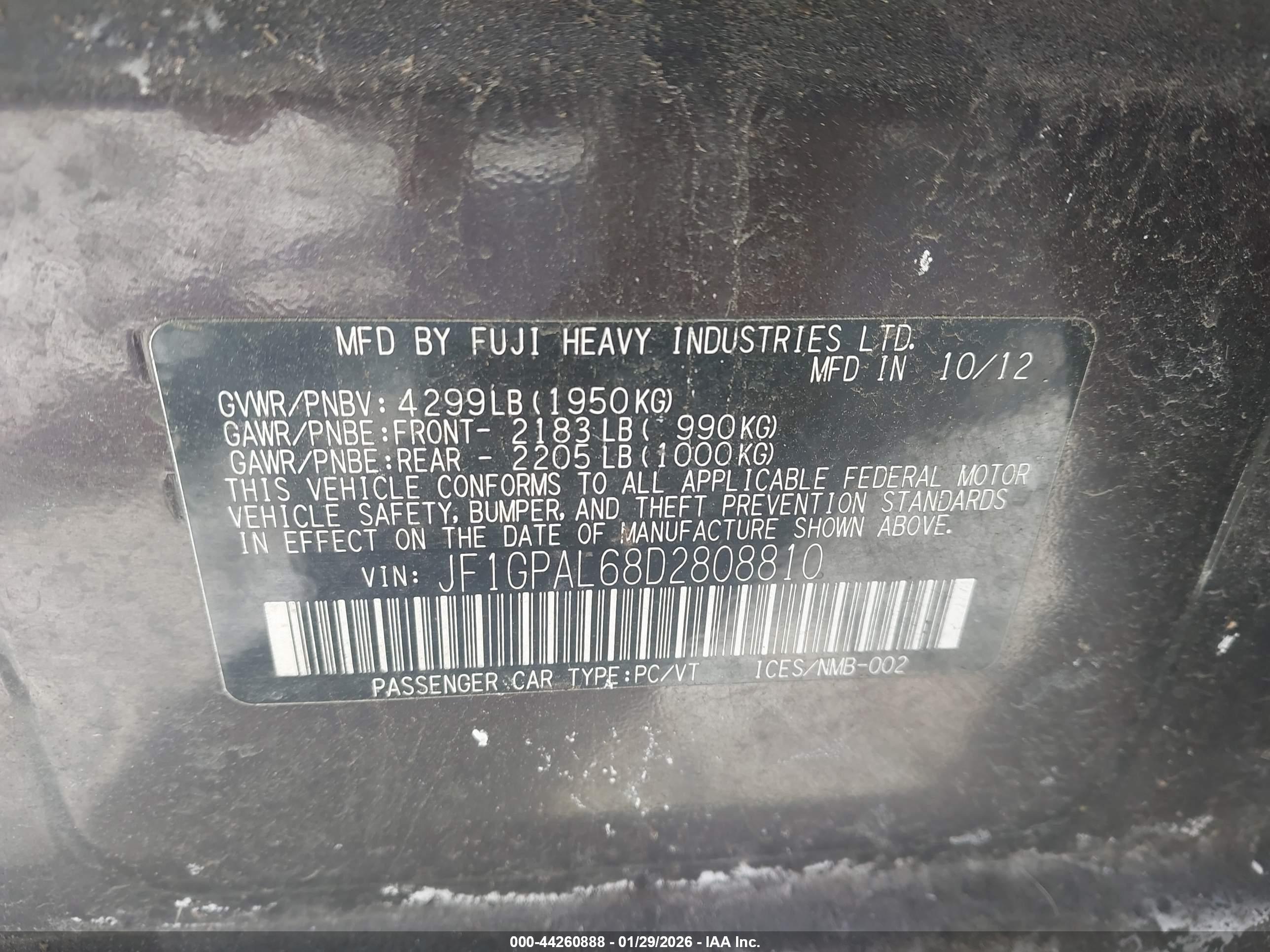 SUBARU IMPREZA image 9