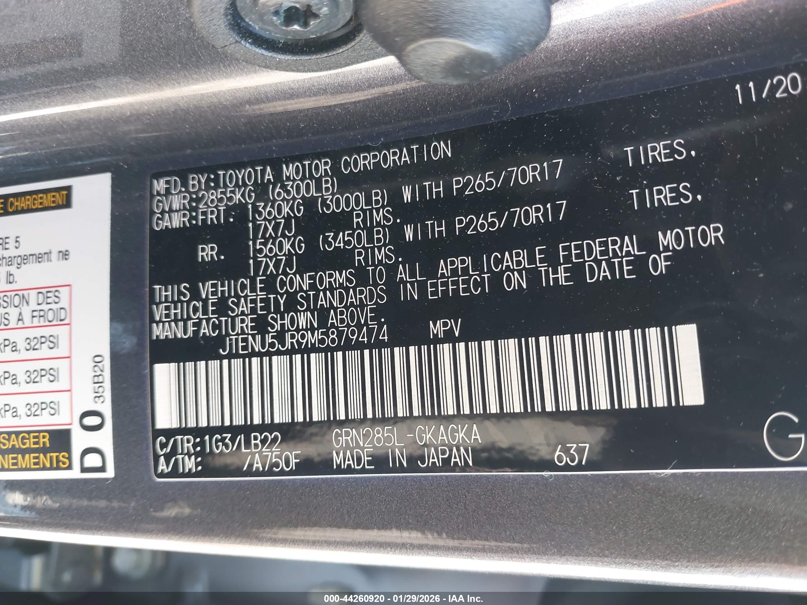 TOYOTA 4RUNNER image 9