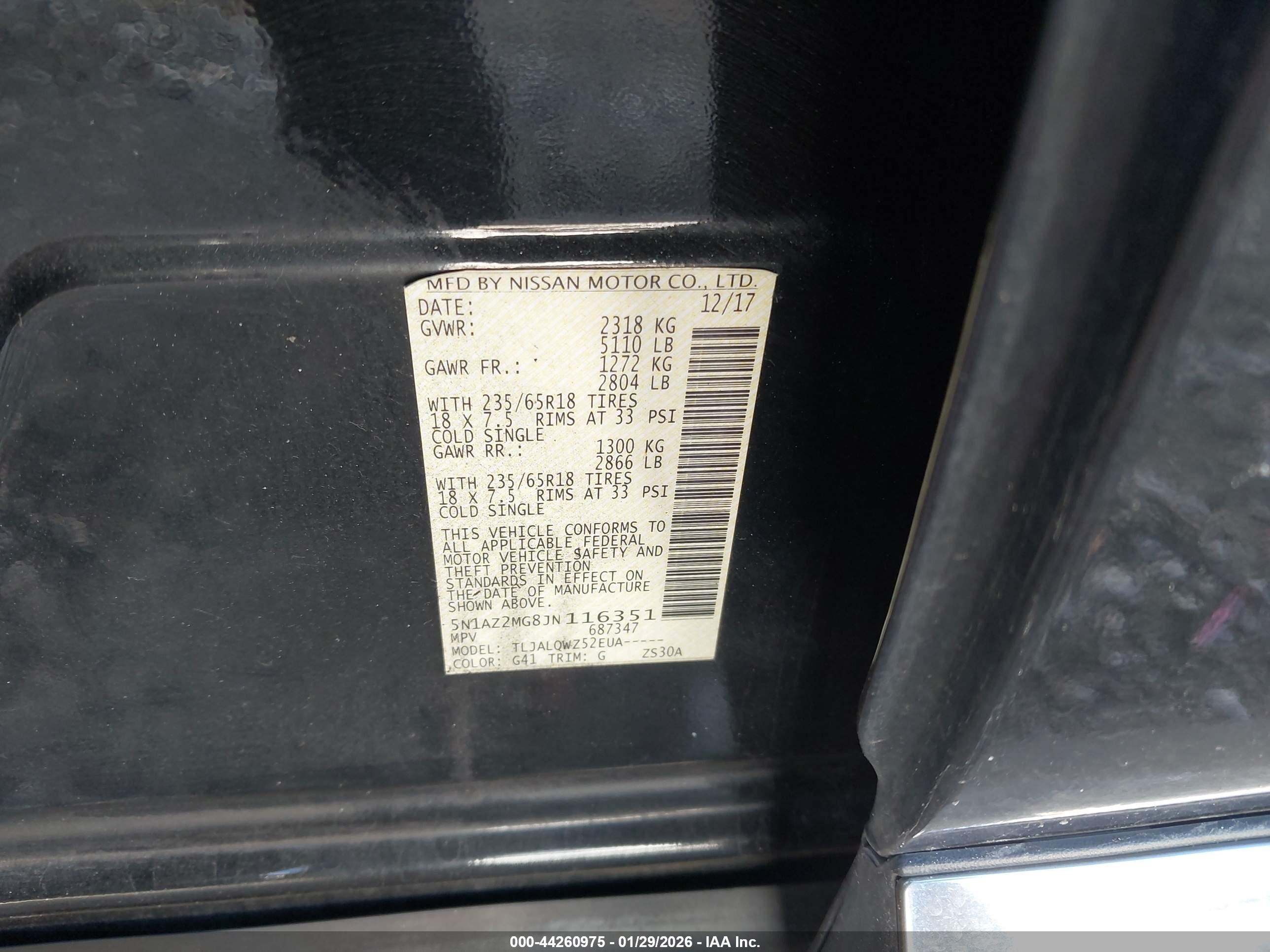 NISSAN MURANO image 9
