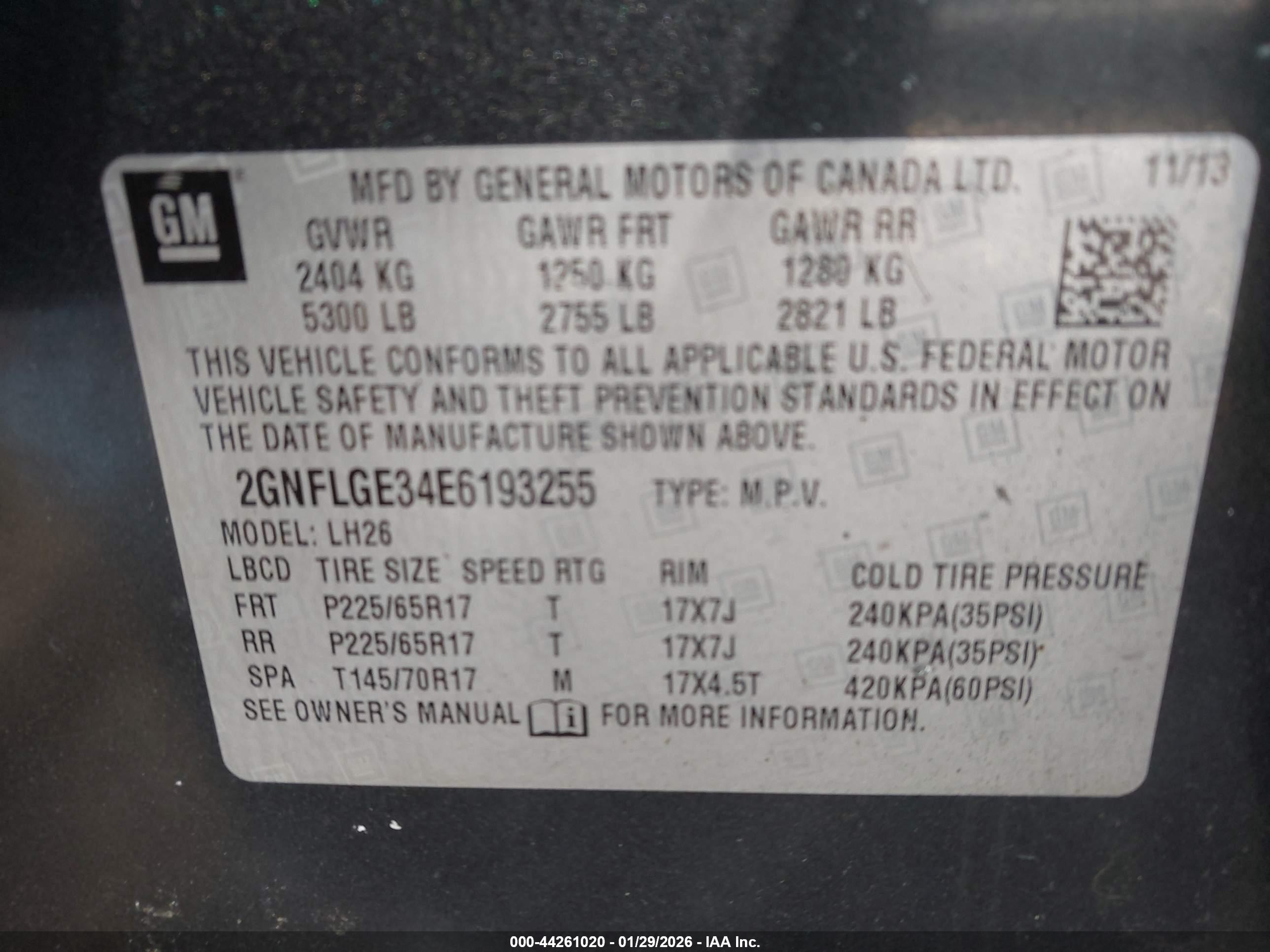 CHEVROLET EQUINOX image 9