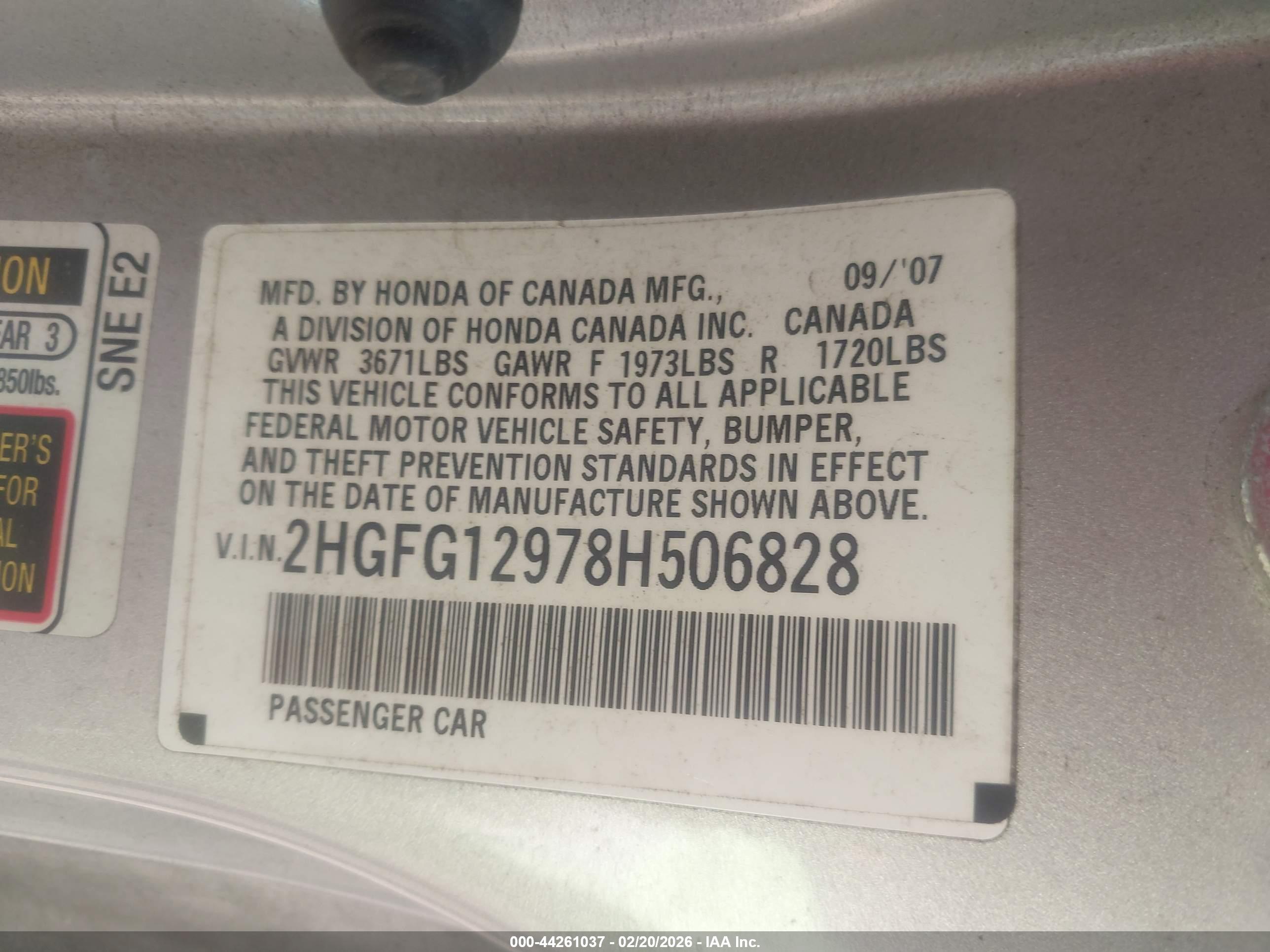 HONDA CIVIC image 9