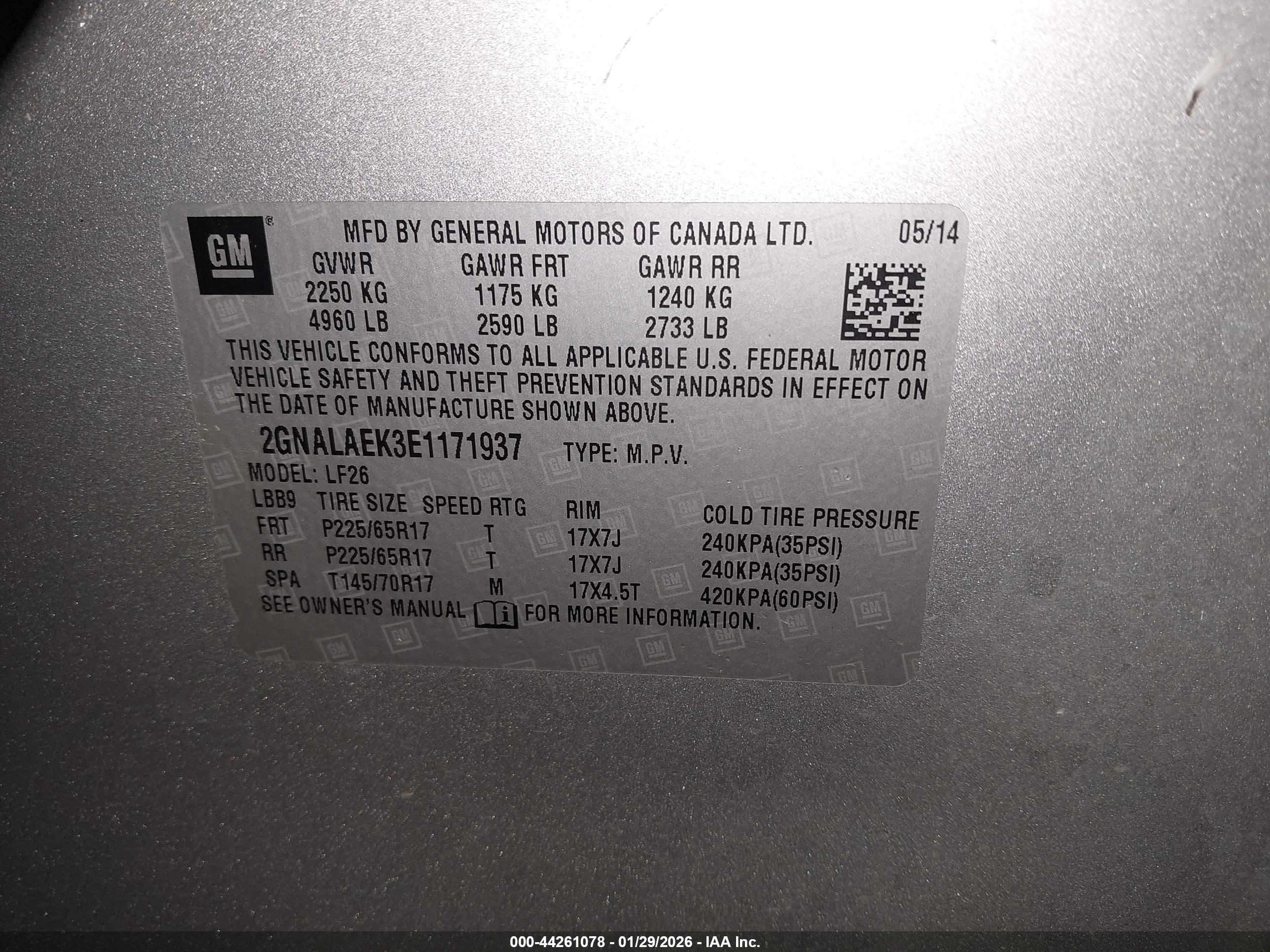 CHEVROLET EQUINOX image 9