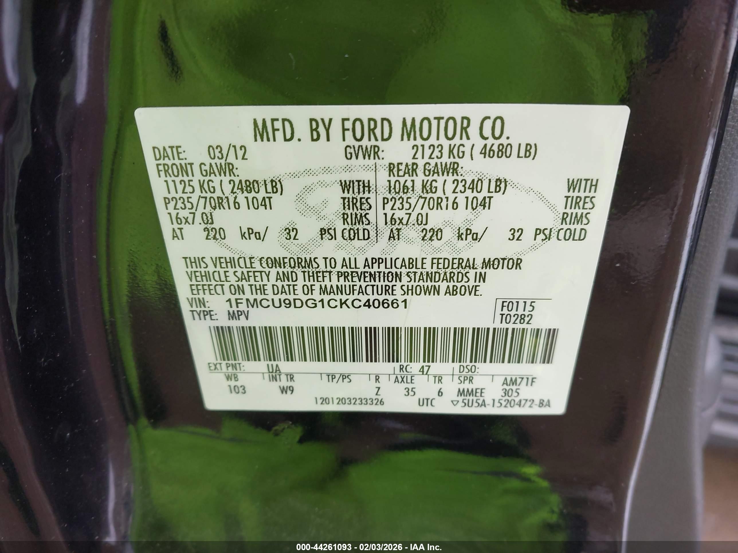 FORD ESCAPE image 9