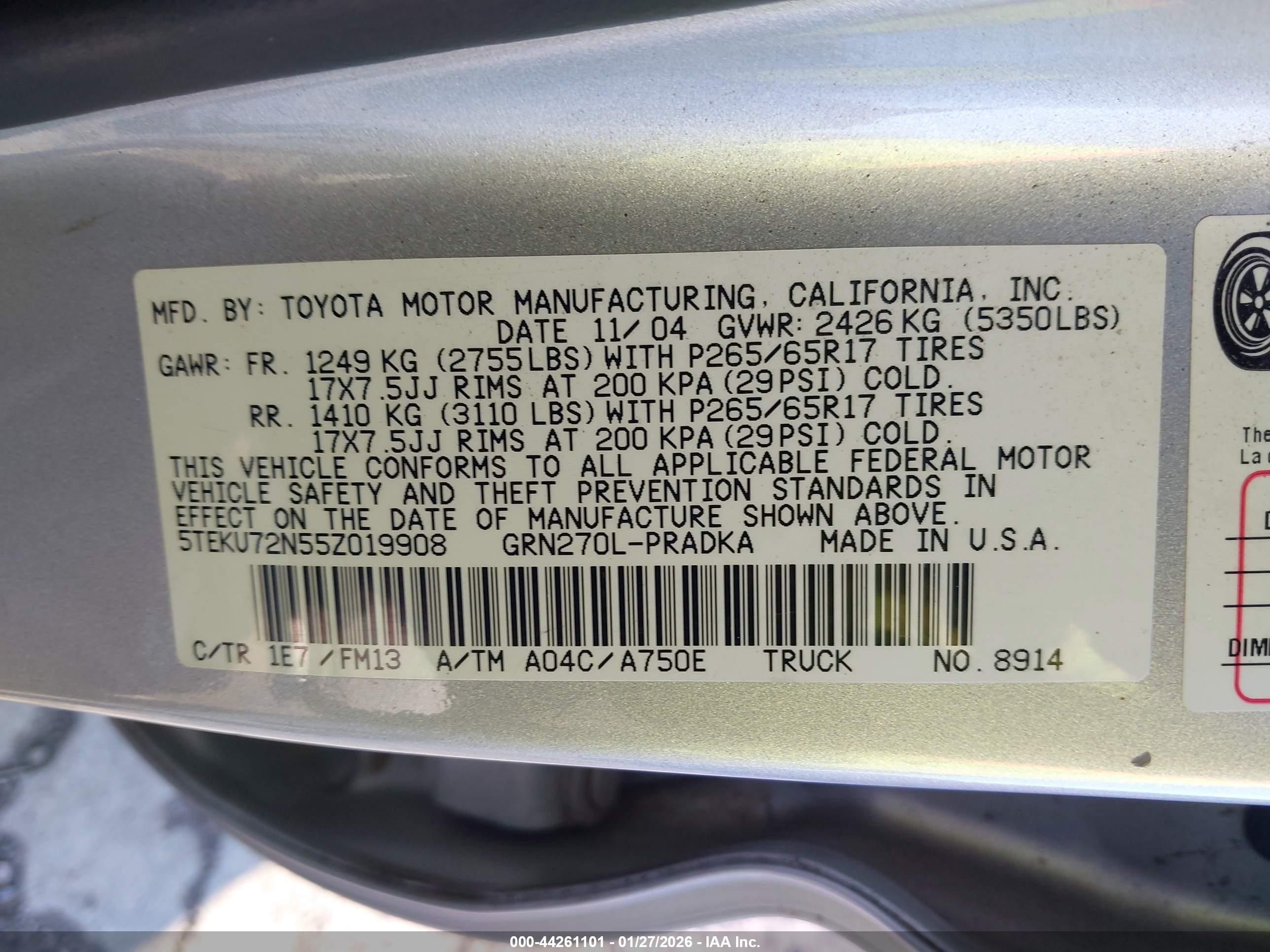 TOYOTA TACOMA image 9